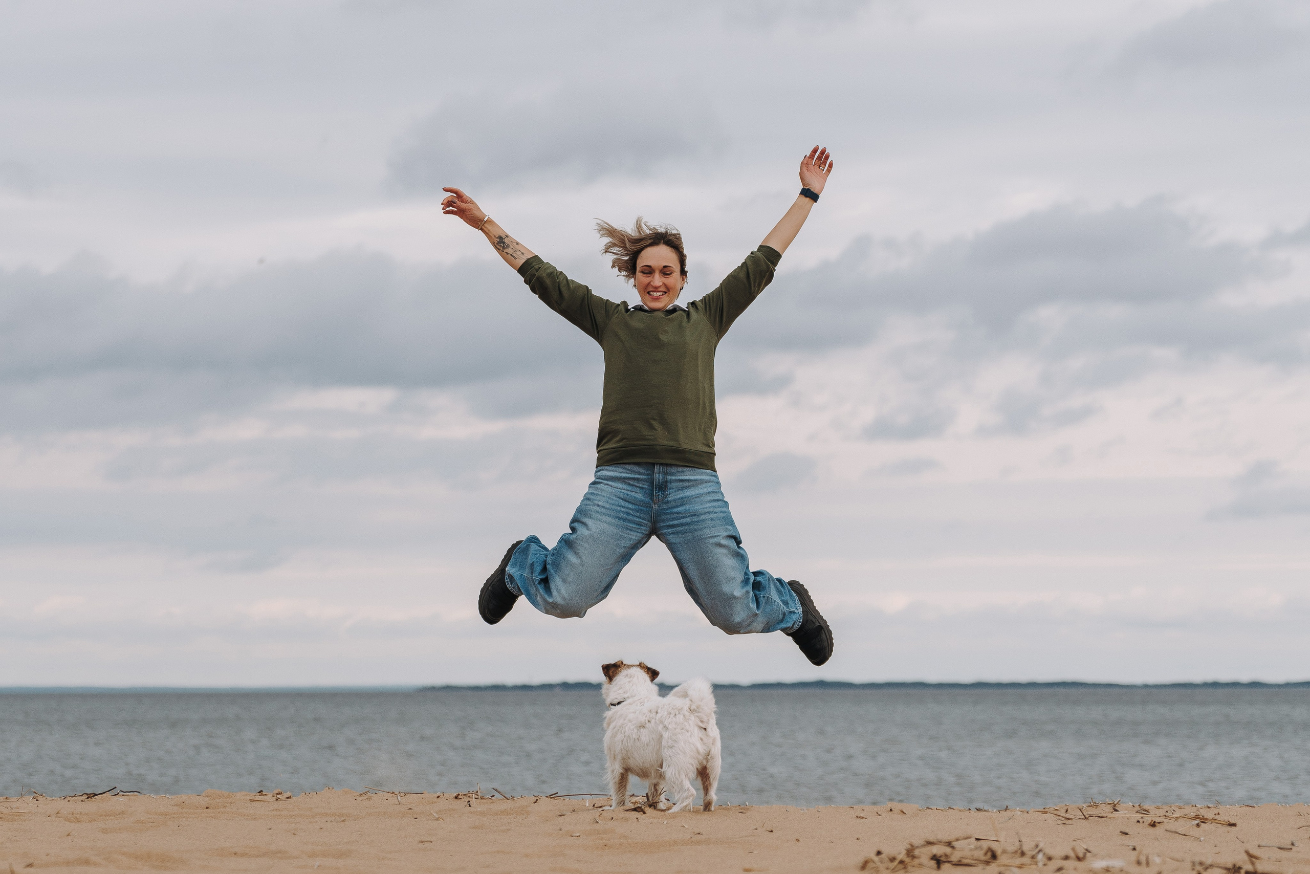 Оля, Ларс и Лукас. Фотограф анималист в Спб недорого Олеся Майорова