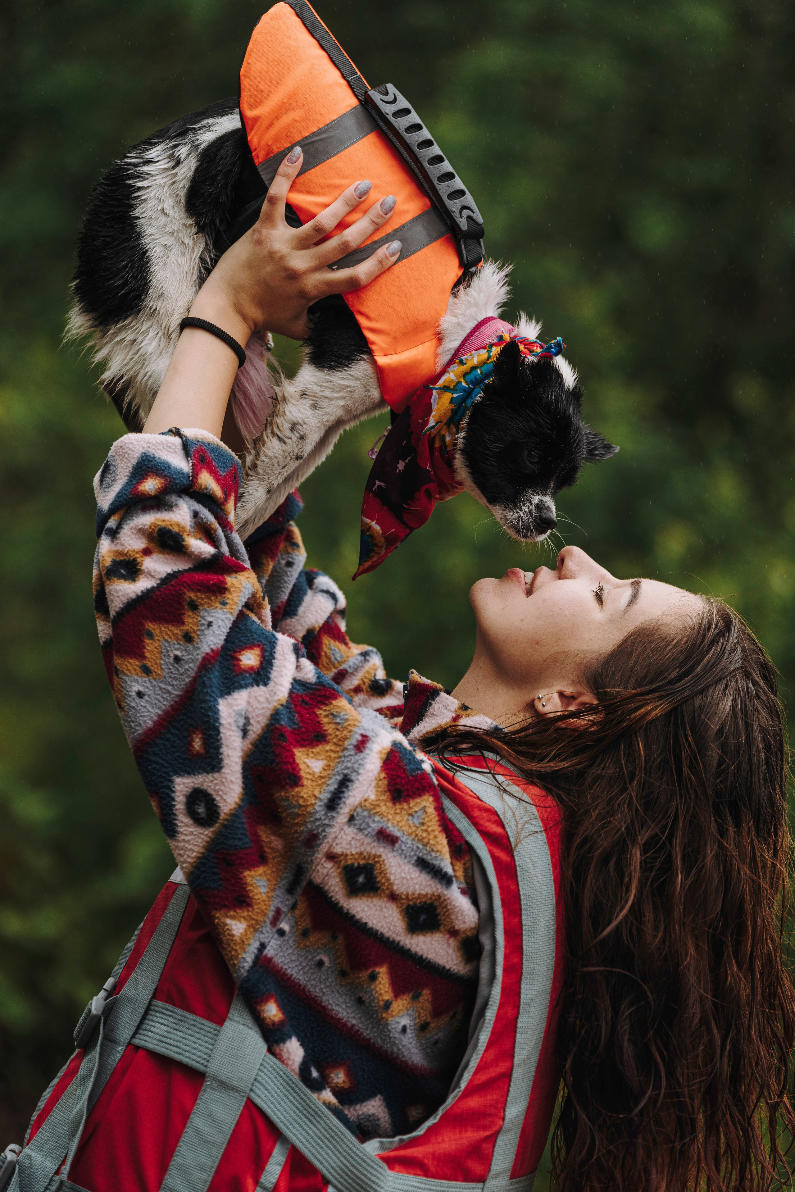 Катание на сапах с собаками. Фотограф анималист в Спб недорого Олеся Майорова