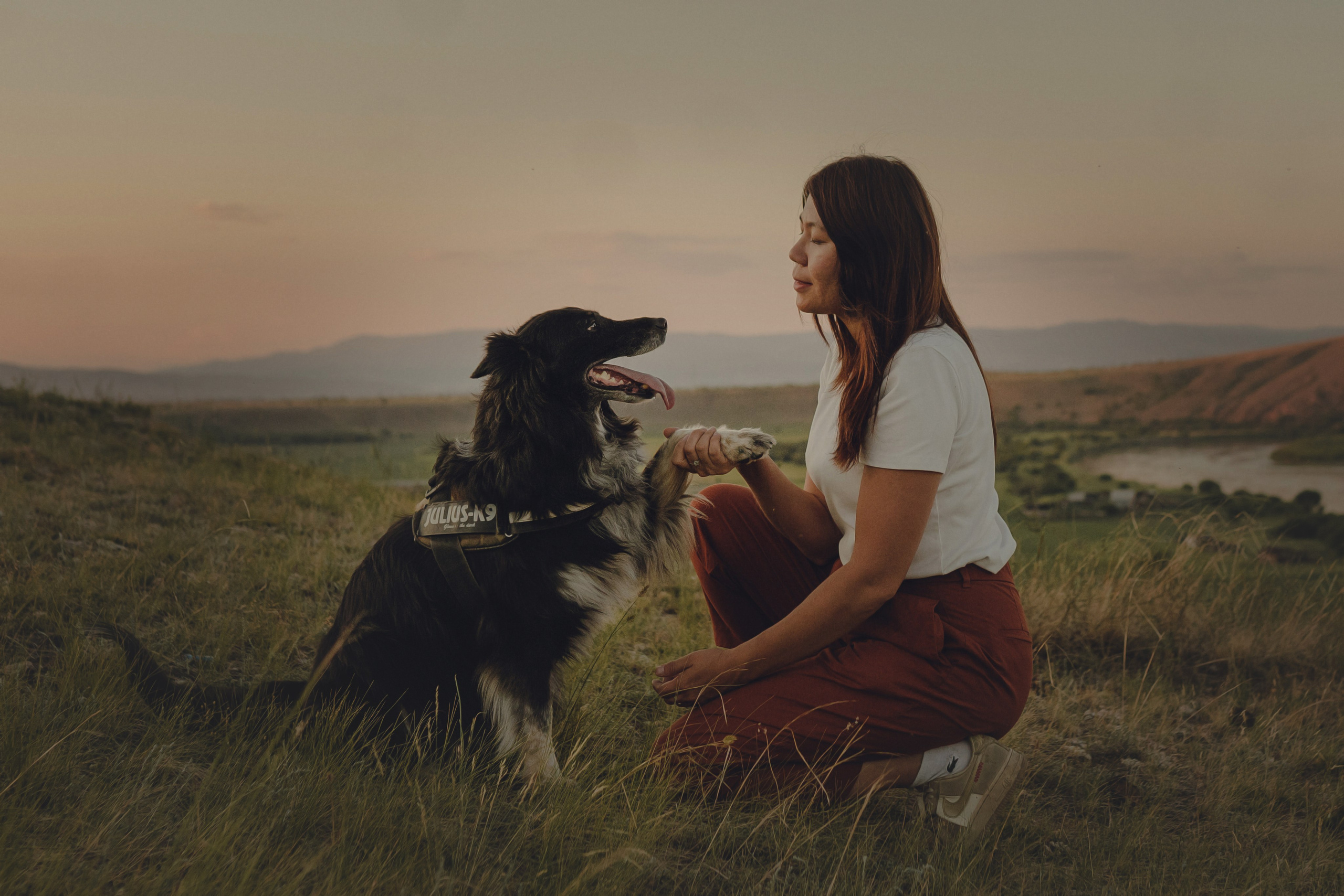 Настя и Умка. Фотограф анималист в Спб недорого Олеся Майорова