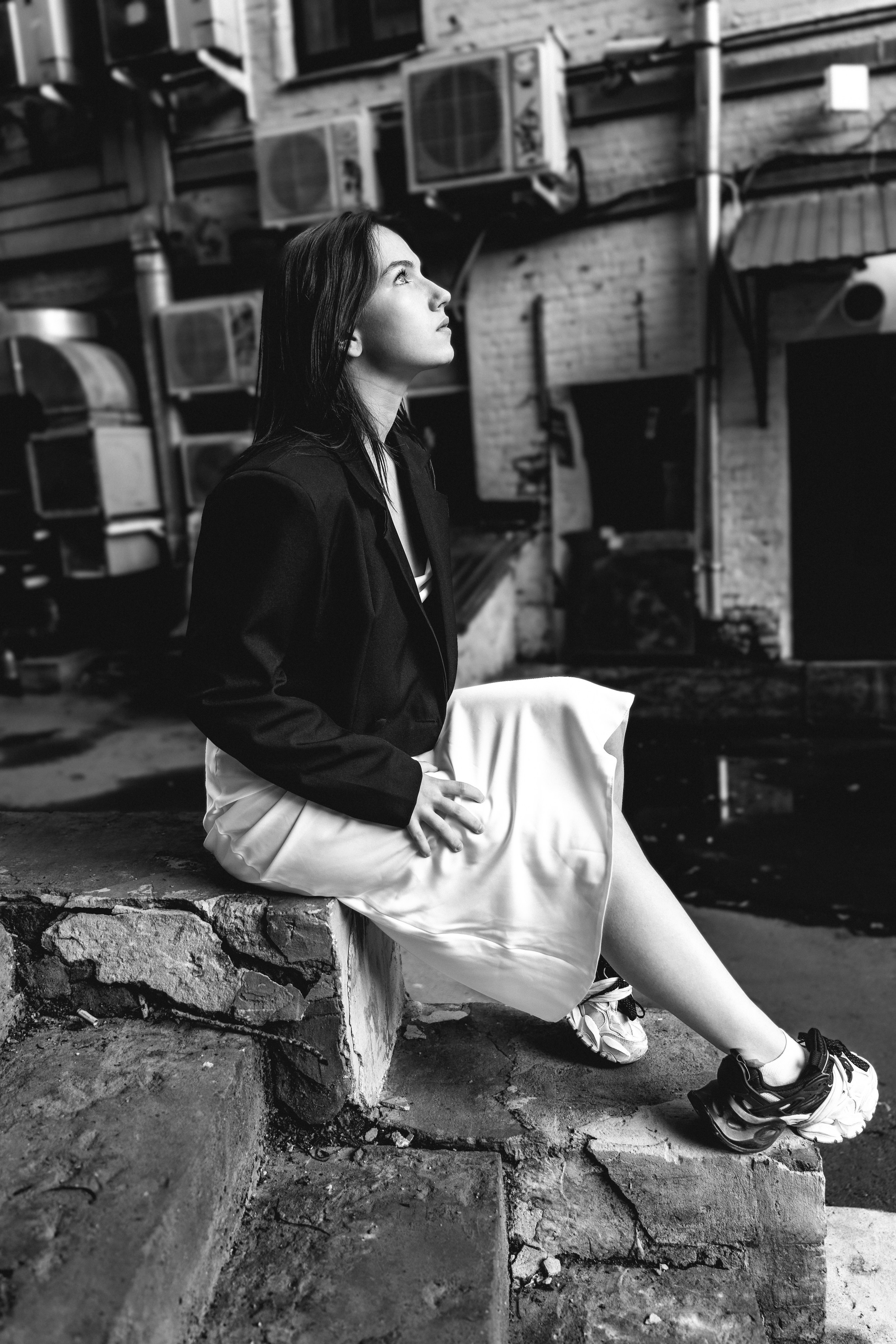 Портретная стрит фотосессия для Ульяны. Портретный фотограф в Москве Фарид Леонов