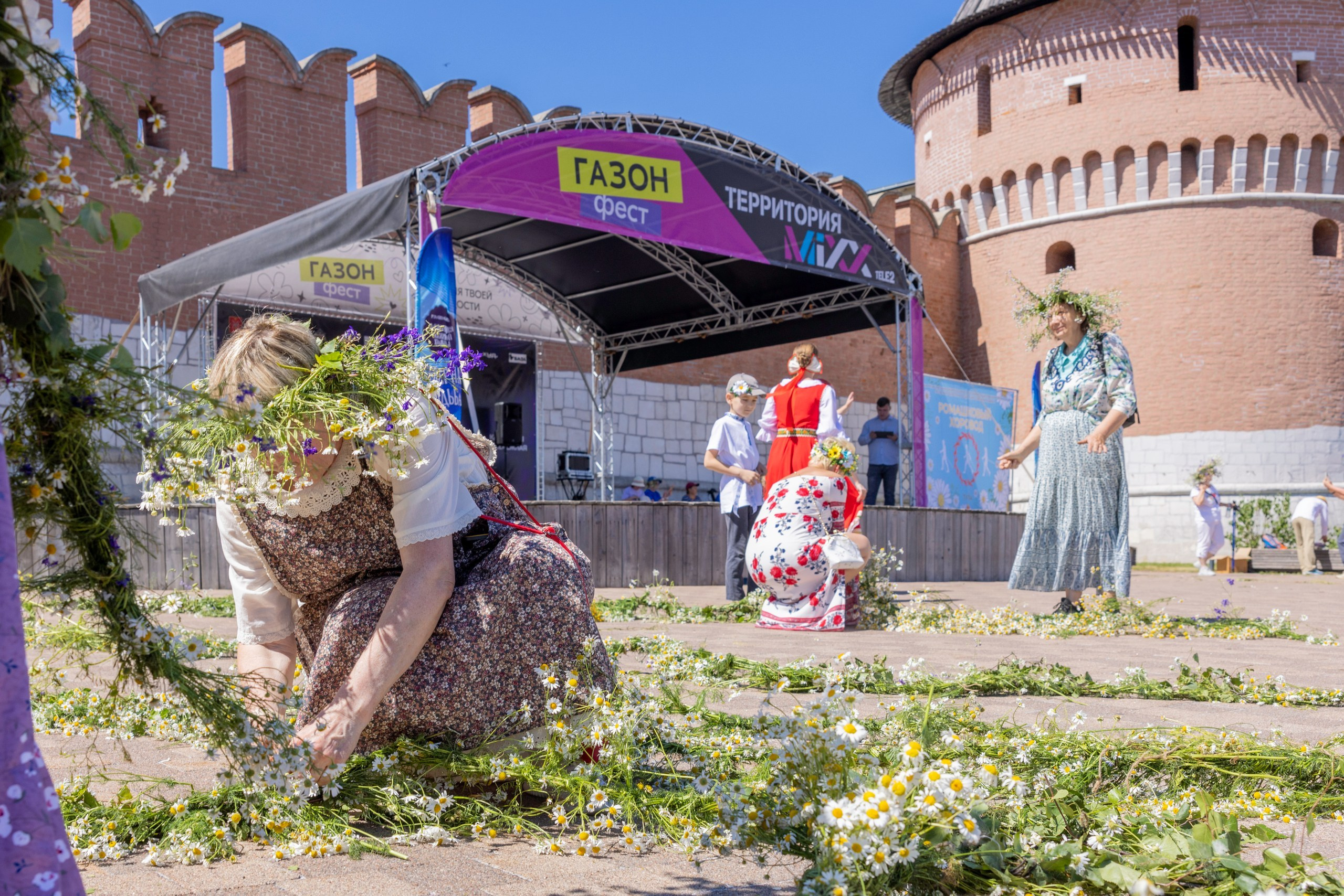 Фестиваль «Ромашковый хоровод». Северная ходьба. Фотограф в Туле Крупский АнДРей. Фотостудия «КАДР71» в Туле