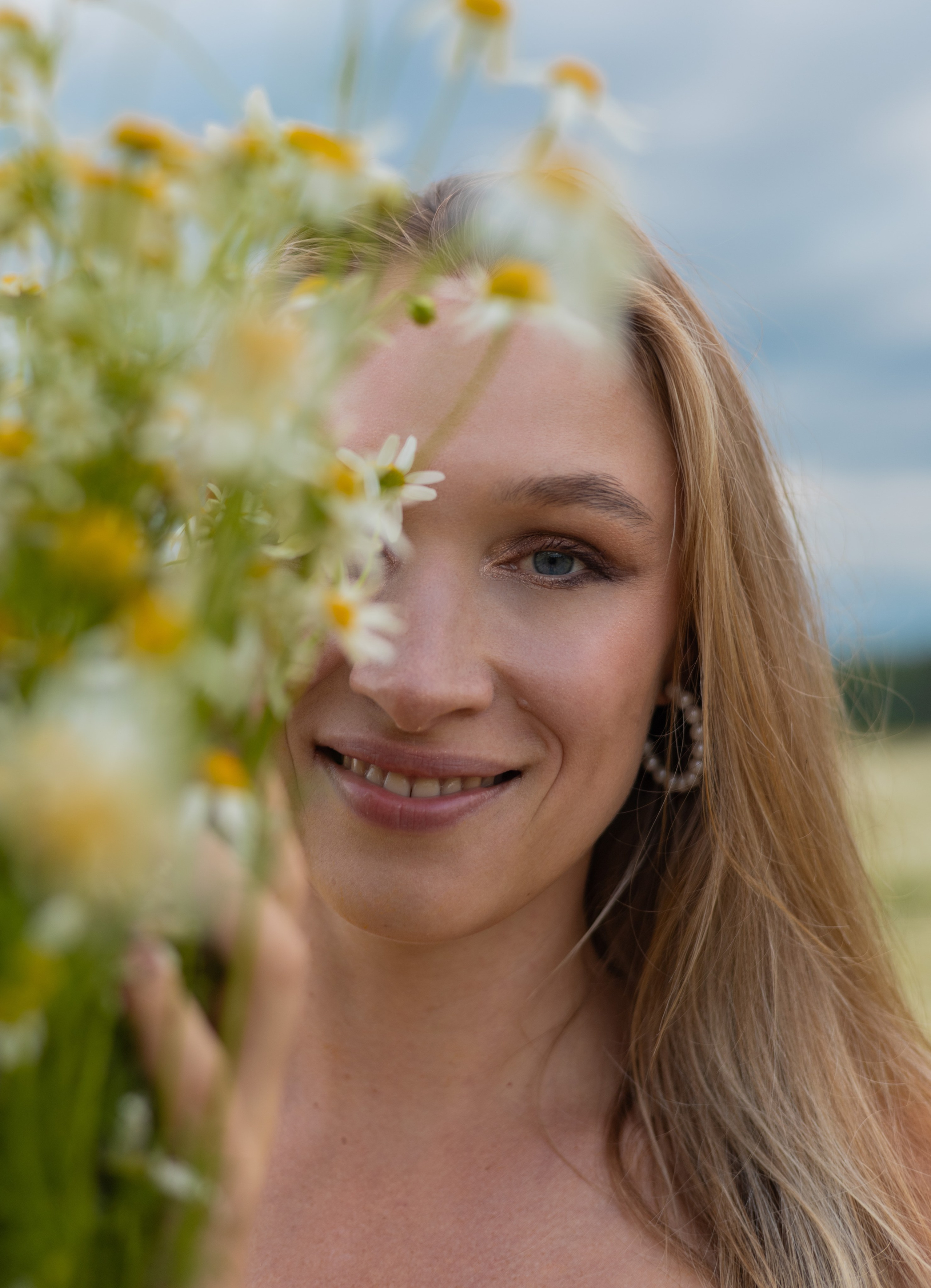 Фотосессия в Ромашковом поле. Портретный фотограф Панферова Регина г. Санкт-Петербург, г. Казань