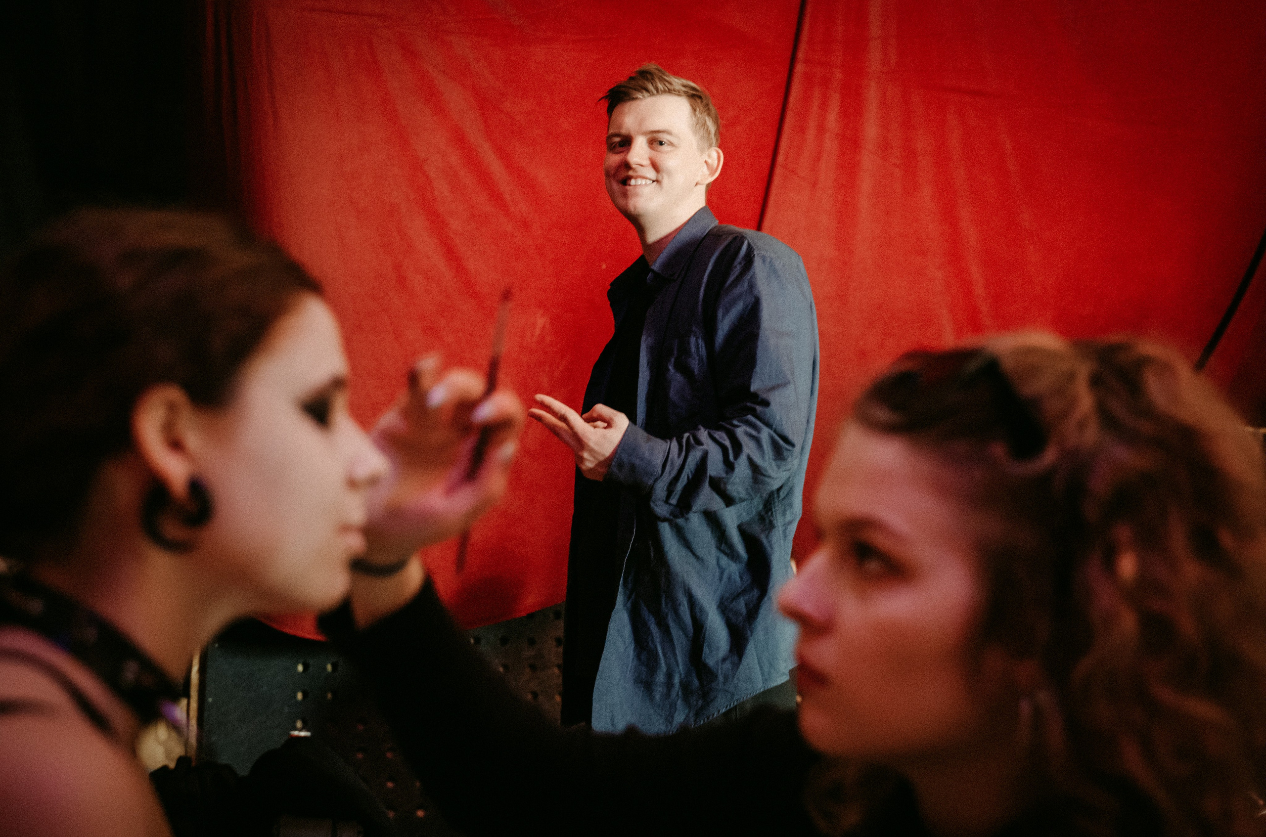 Aurora Orchestra, бекстейдж записи клипа / 2023. Саша Копылов, фотограф в Казани