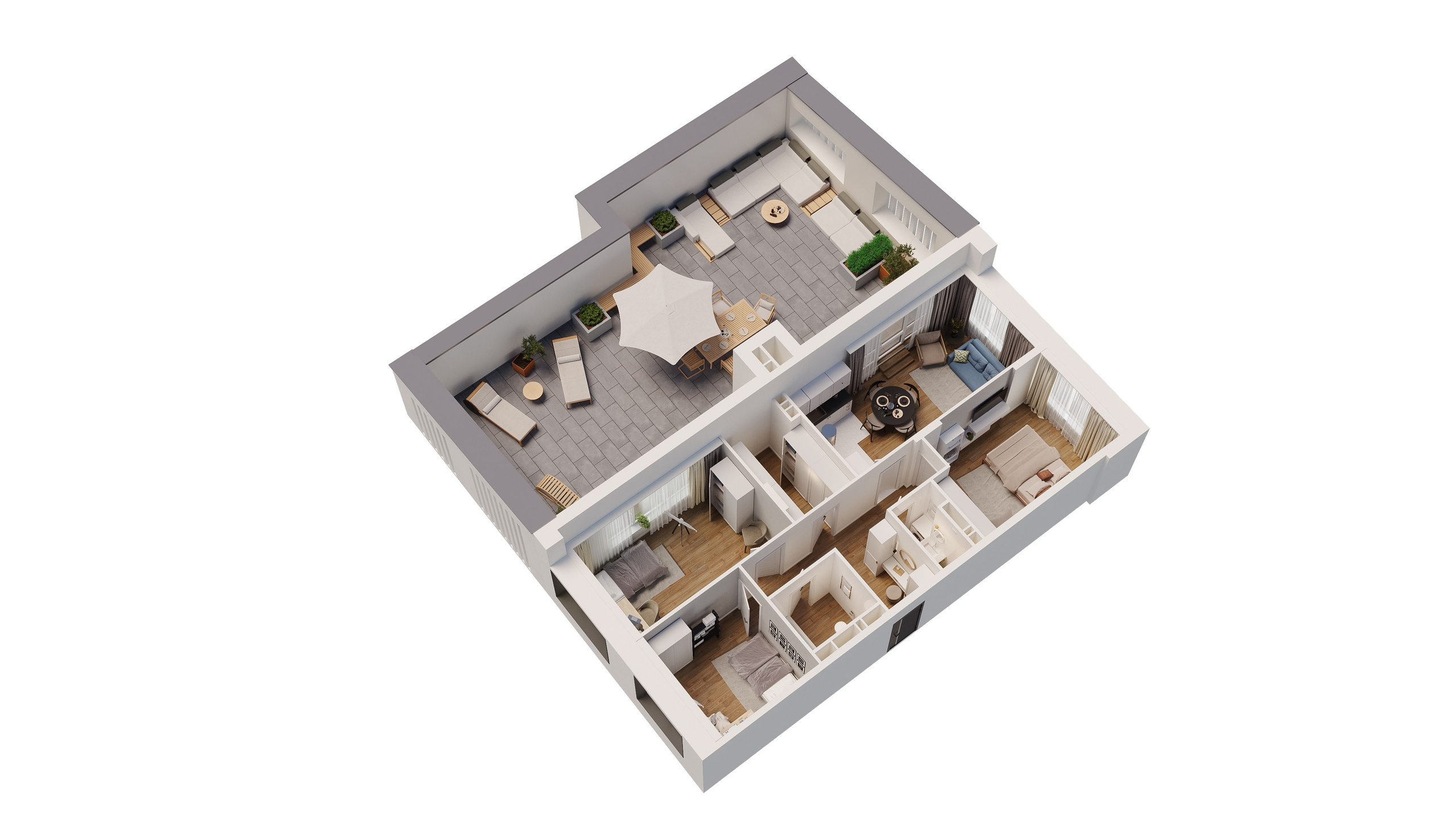 3D планировки. 3D визуализация интерьера и архитектурной среды