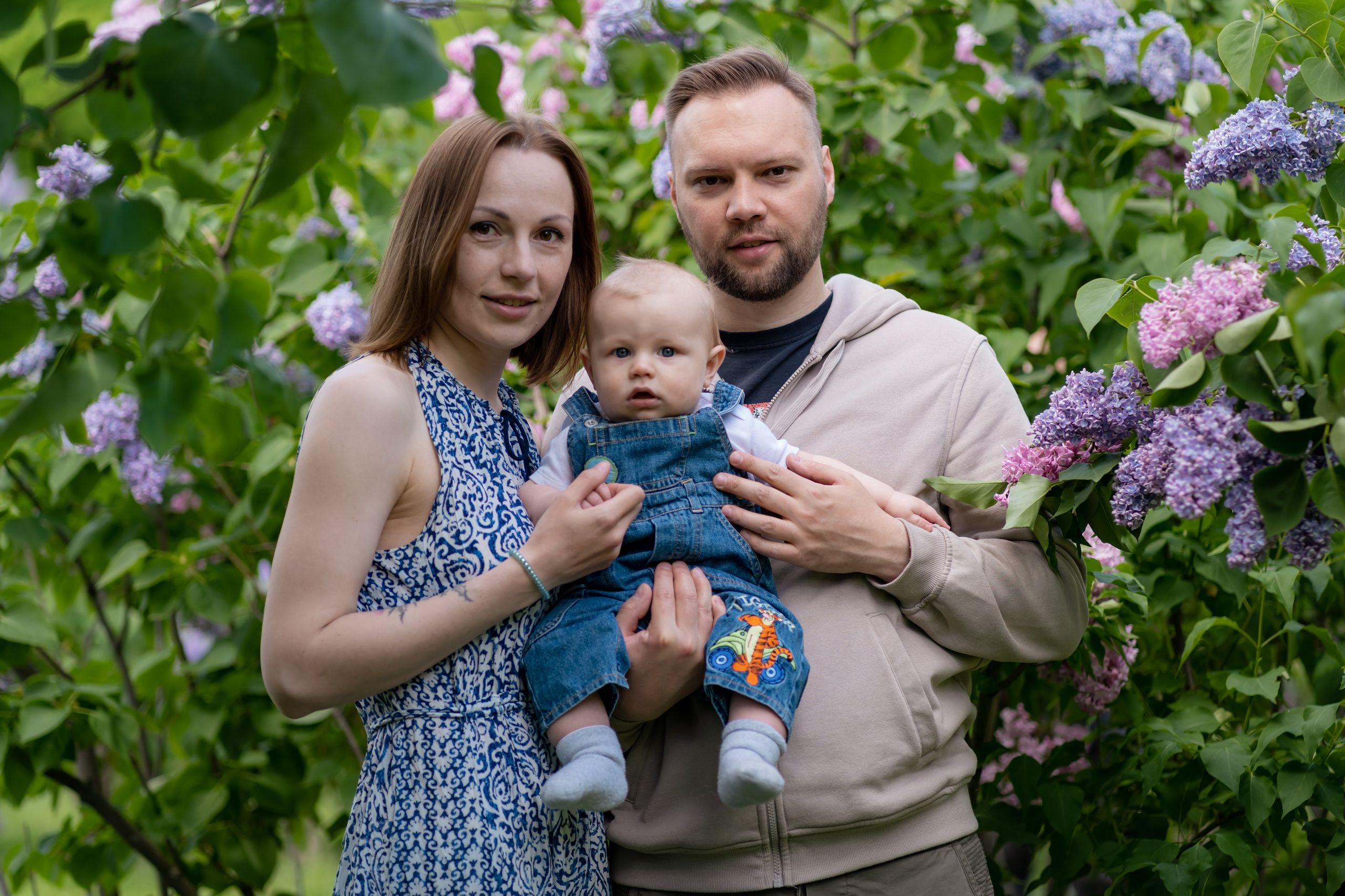 Софья с семьёй на ВДНХ. Семейный фотограф Варвара Сорока в городе Москве