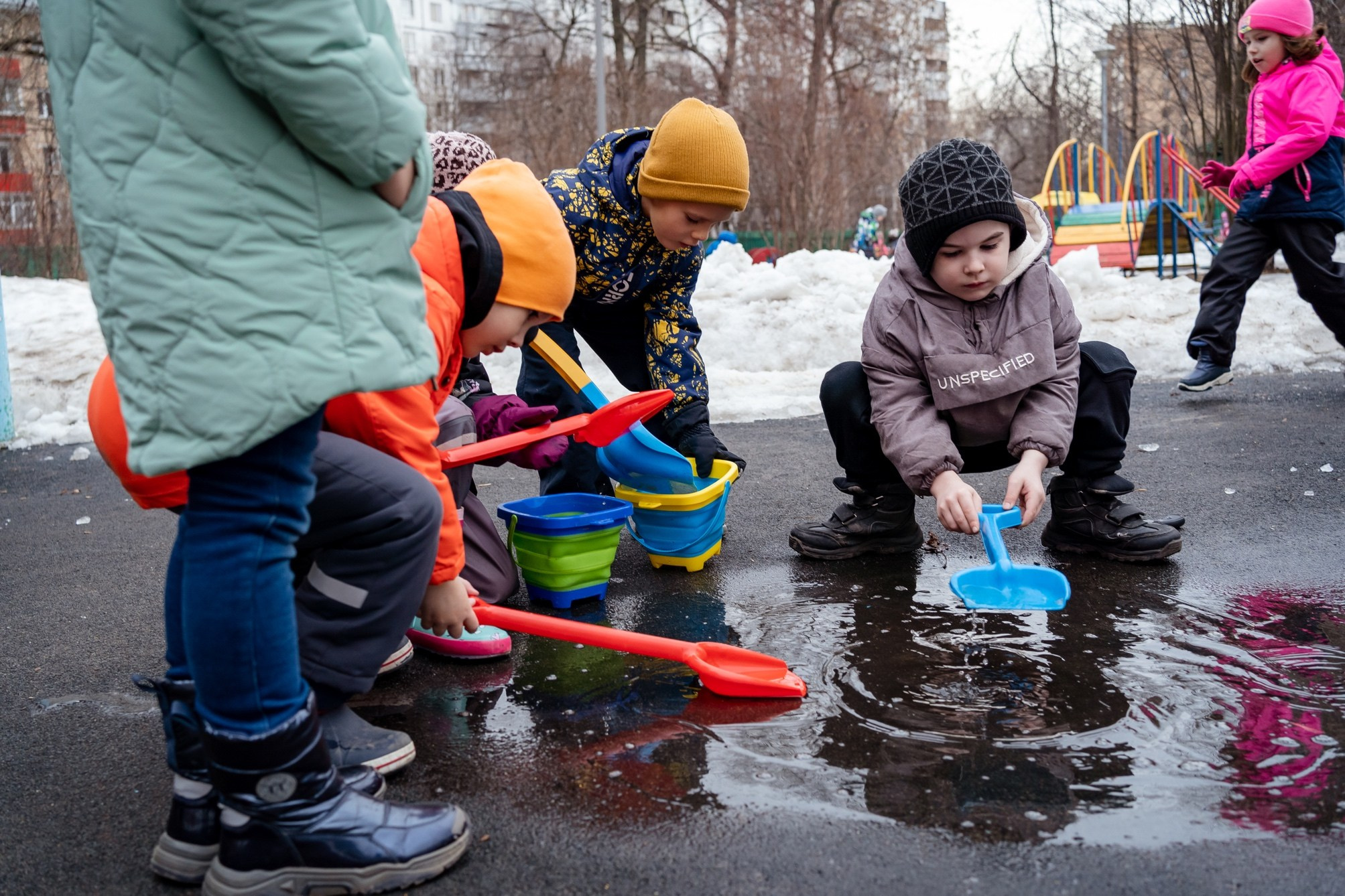 Детский садик. Семейный фотограф Варвара Сорока в городе Москве
