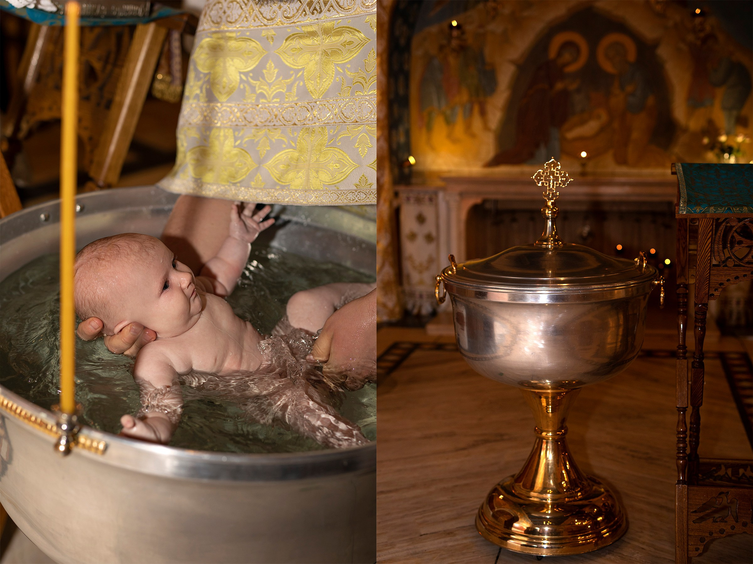 Крещение. Фотограф в Москве Надуева Татьяна. Женский портрет, детский портрет, с