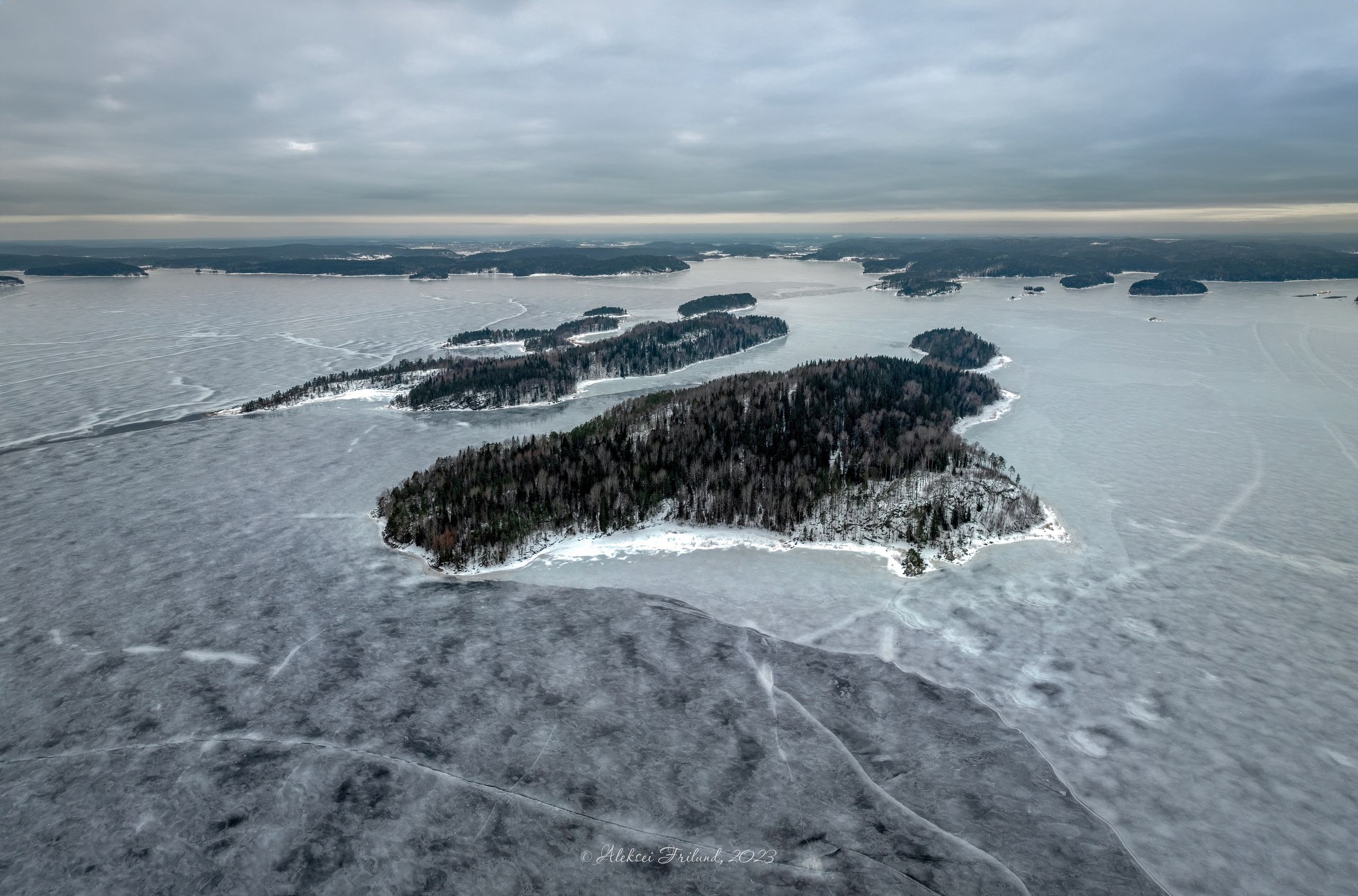 Ладожское озеро. Аэросъемка. Фото и Видео в Карелии. Алексей Фрилунд