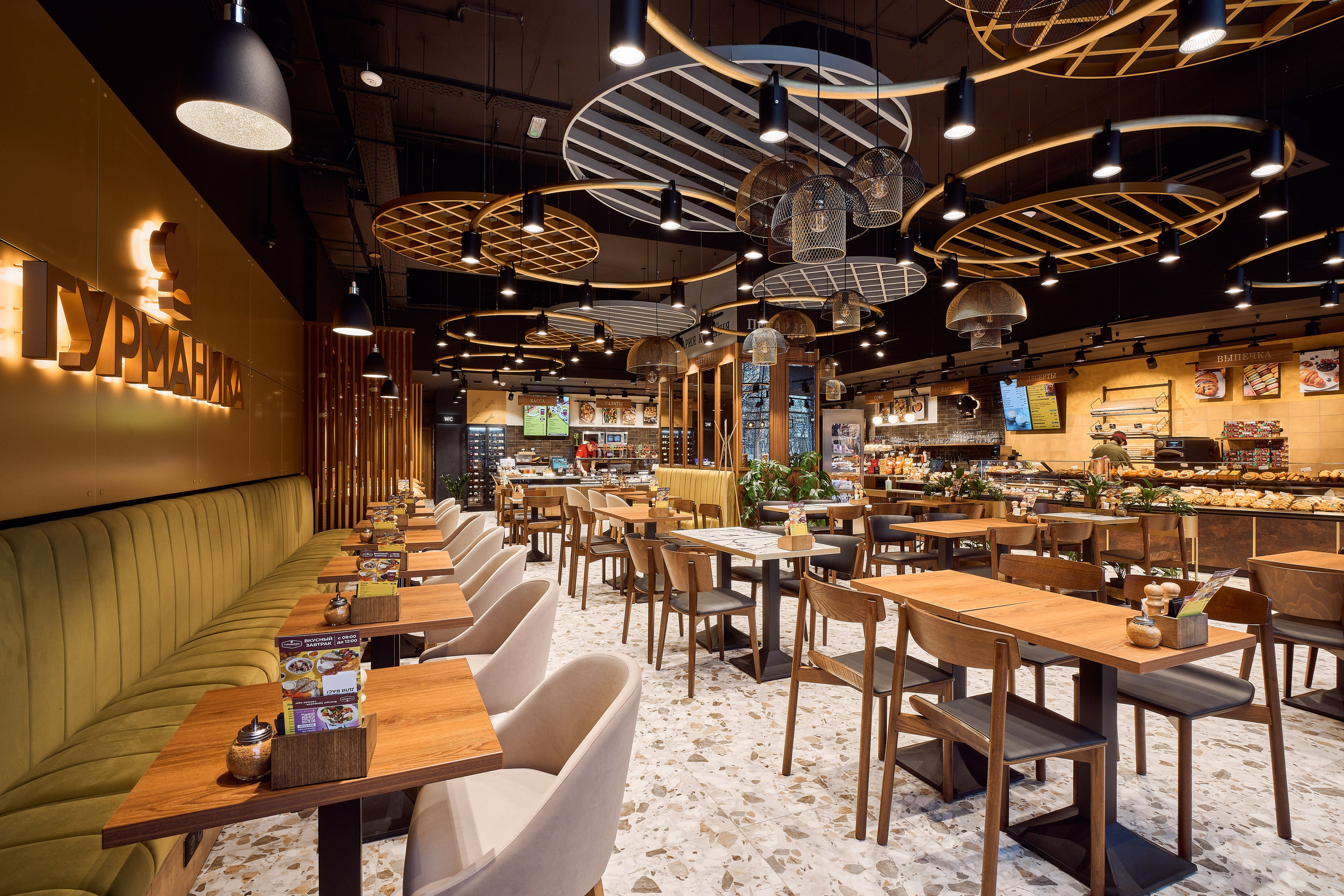 Кафе Гурманика на Бутырской (Бизнес съемка). Бояршинов Антон Интерьерный фотограф/видеограф Москва