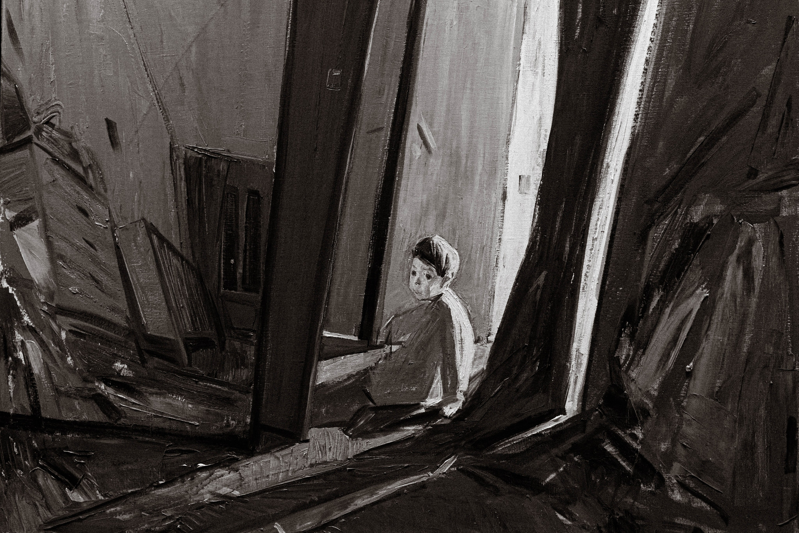 Выставка современных художников. Александра Мельниченко/ Бегающий фотограф