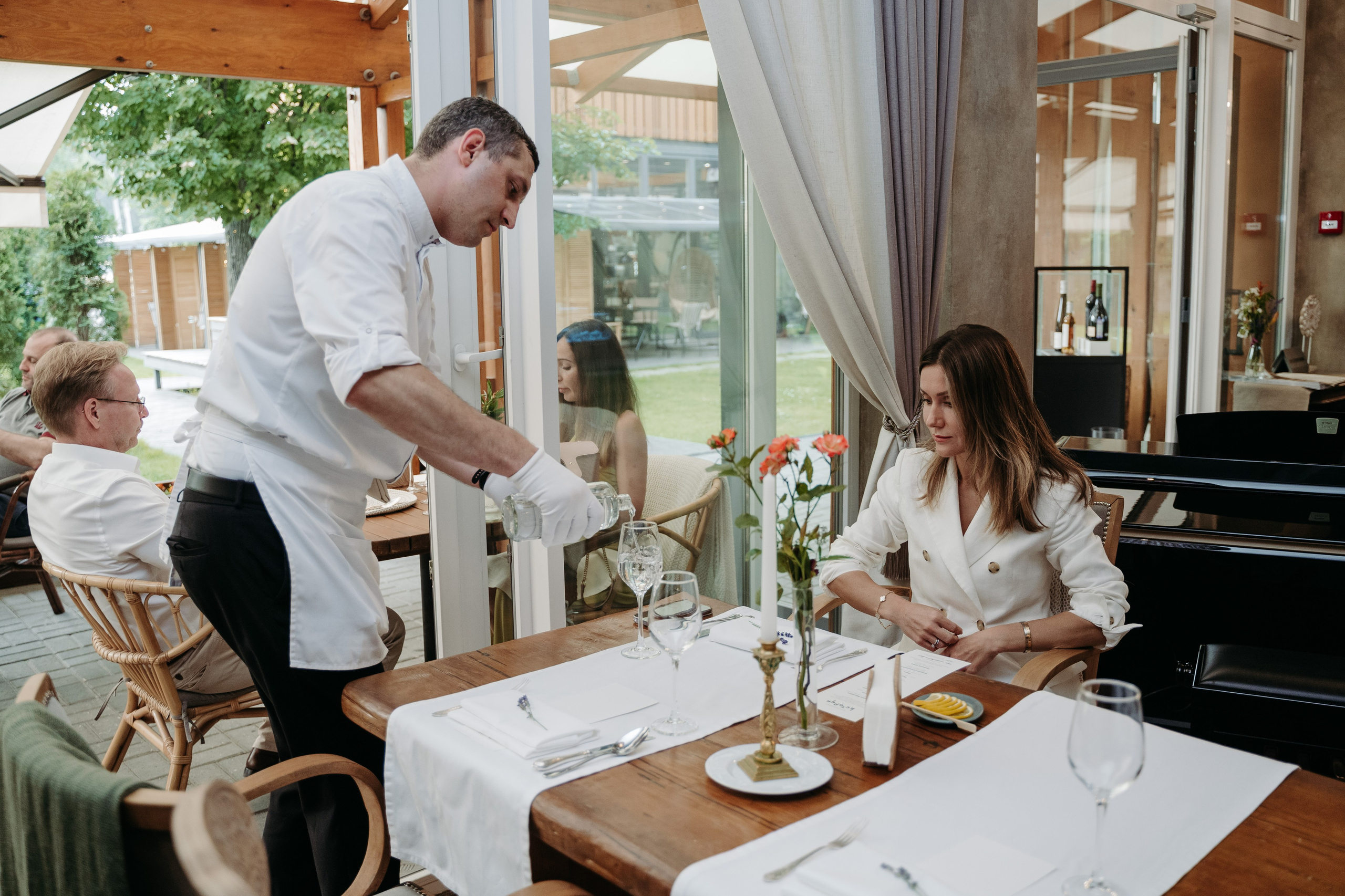 Открытый ужин с Mishlen Шеф Поварами. Репортажный и свадебный фотограф в Москве Рая Небогатова