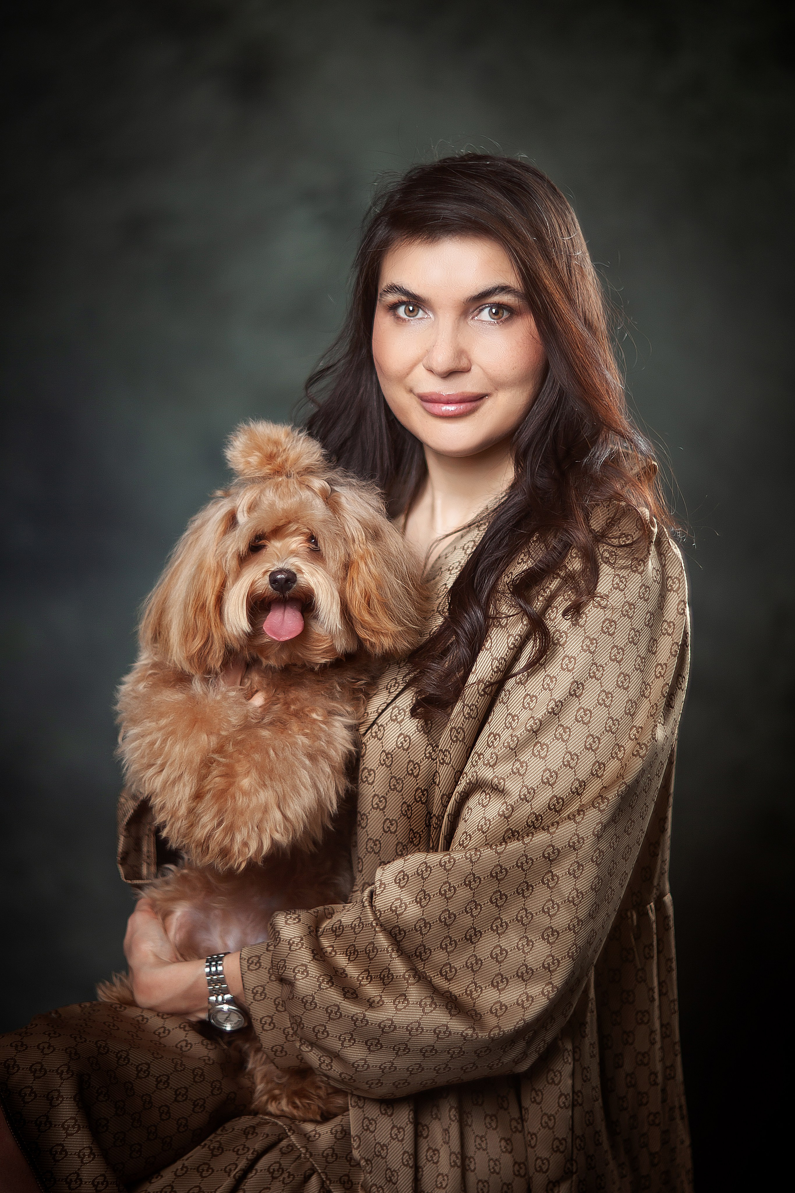 Дама с собачкой. Фотограф Мария Кольцова