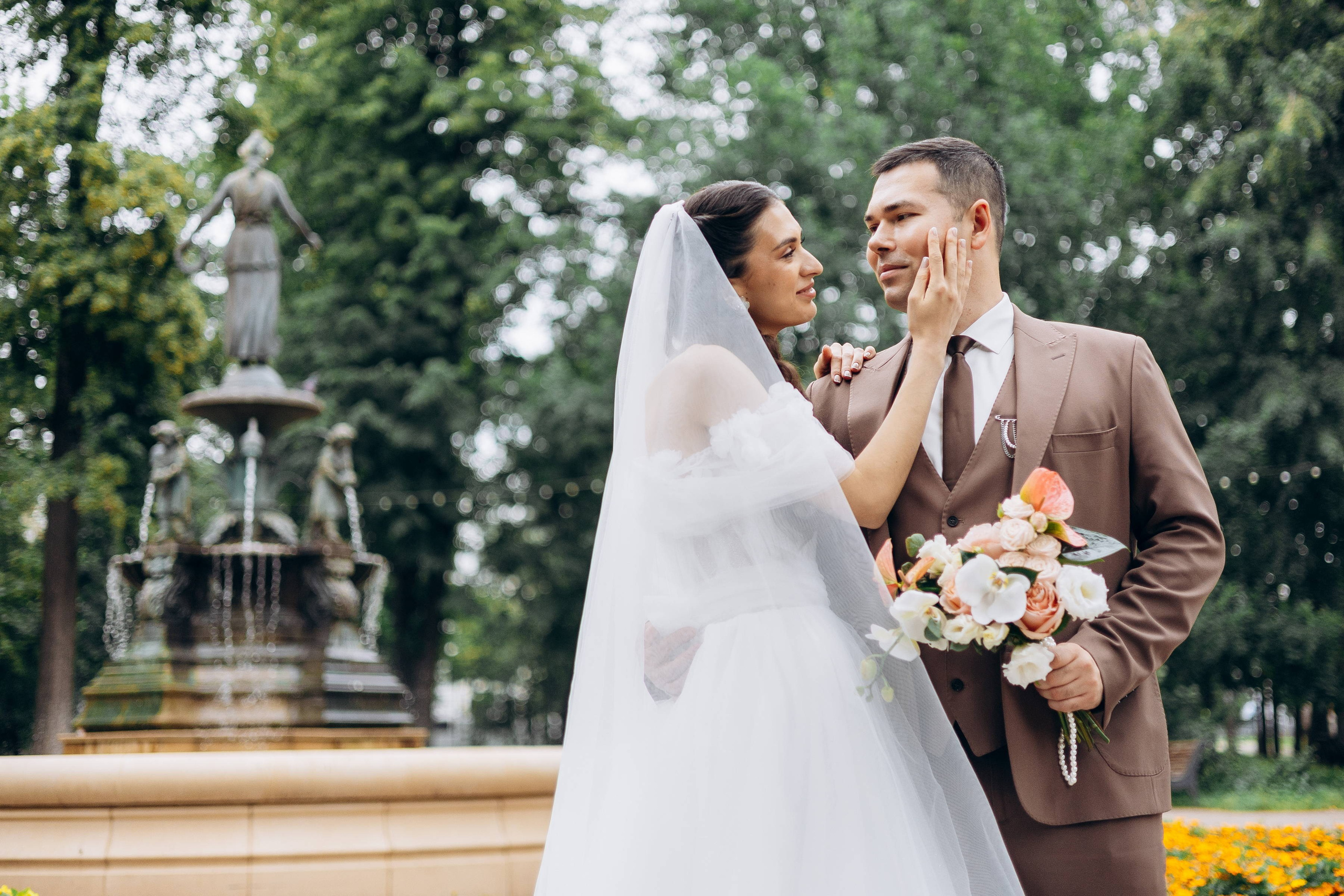 свадебная фотосессия Лядской садик Казань, свадебный фотограф Казань