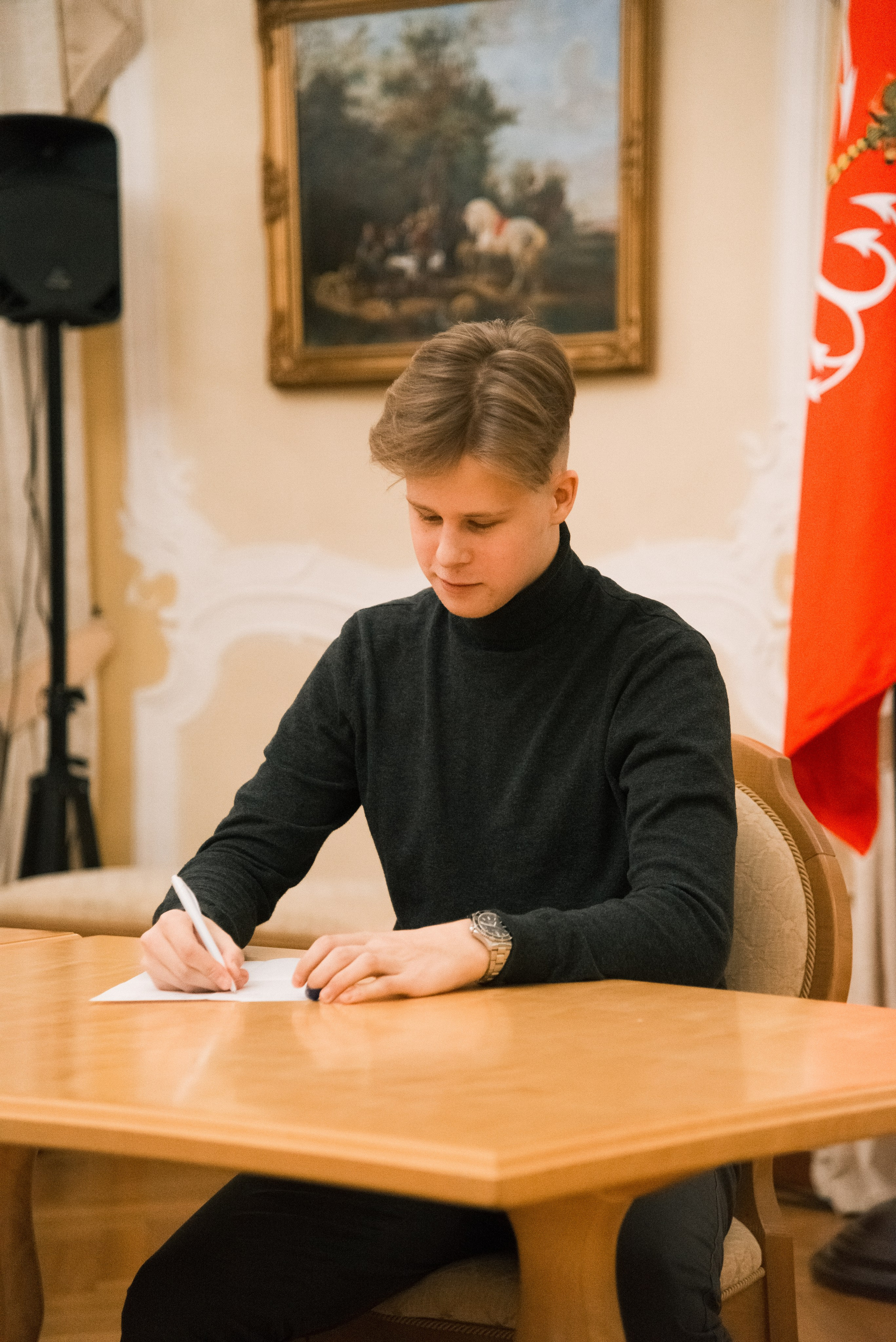 Собрание Совета обучающихся РГПУ им. Герцена. Портретный фотограф в СПб Степан Клеменче