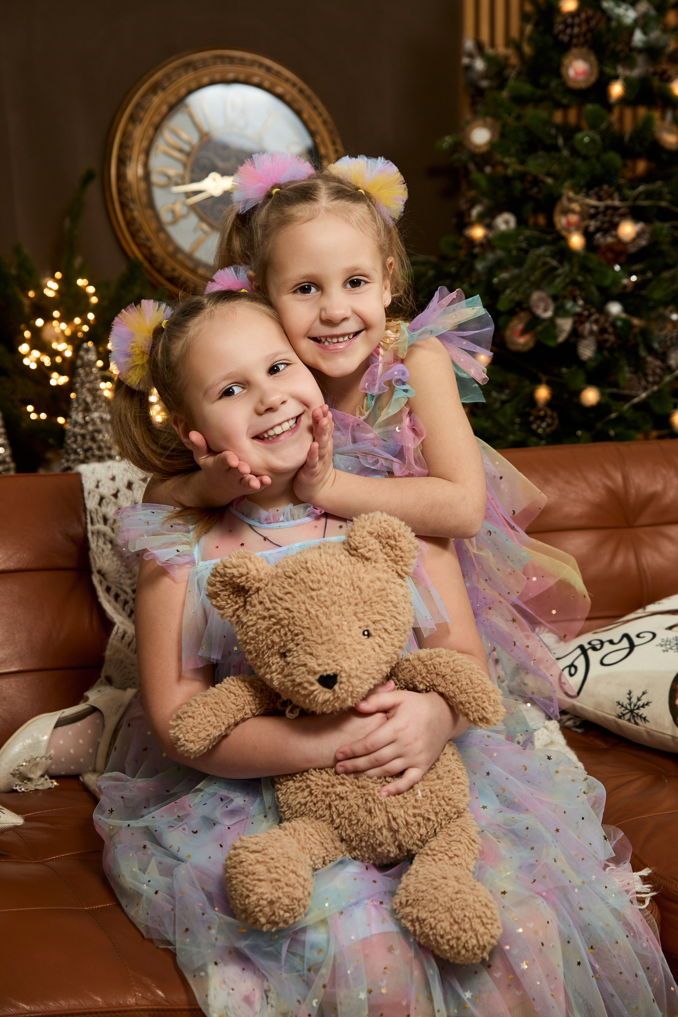 СЕМЕЙНАЯ НОВОГОДНЯЯ ФОТОСЪЕМКА В СТУДИИ. Фотограф Татаринов Андрей (Донецк / Макеевка)