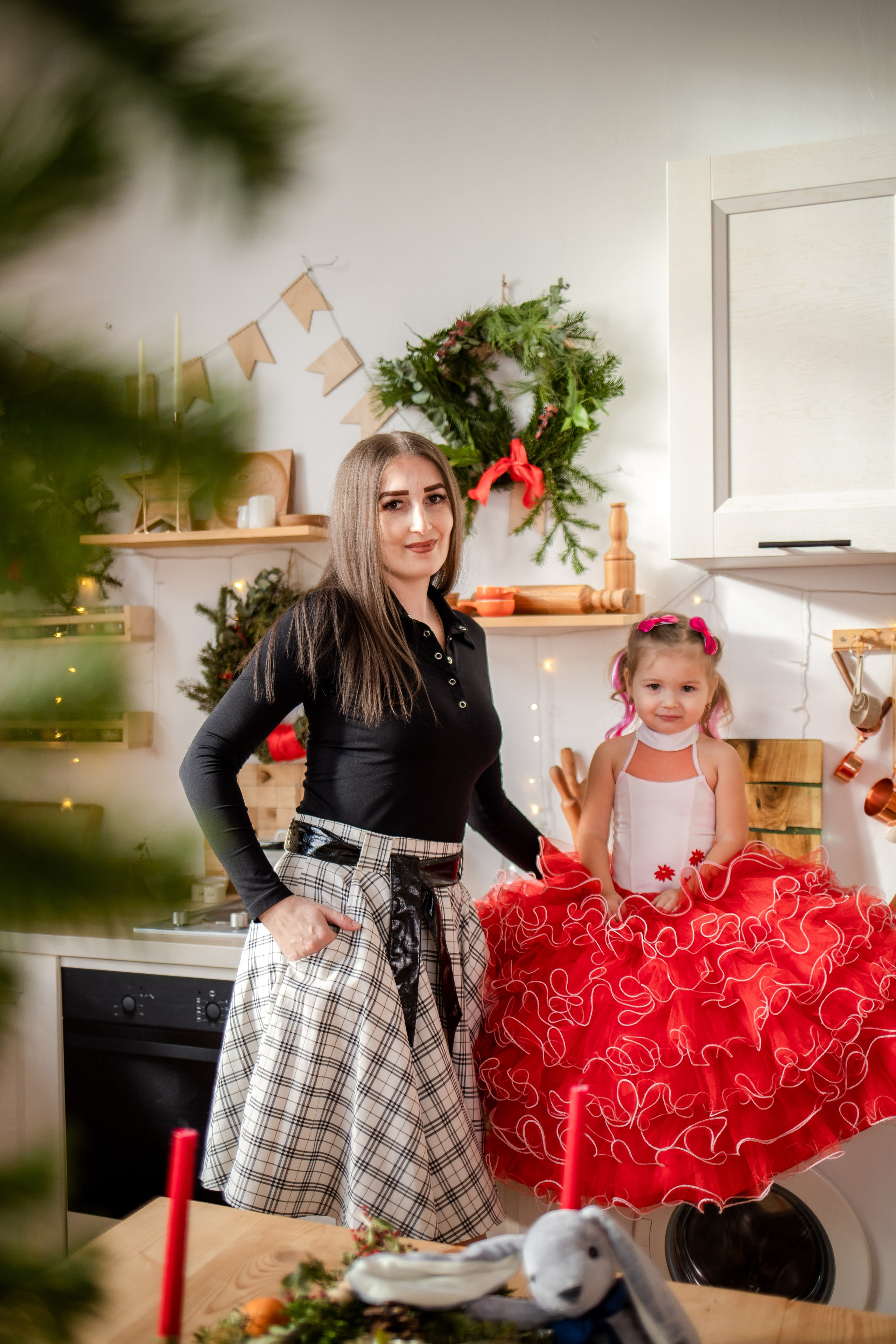 Новогодняя семейная съемка в Loft potolok. Семейный и детский фотограф в Краснодаре Ирина Лаврецкая