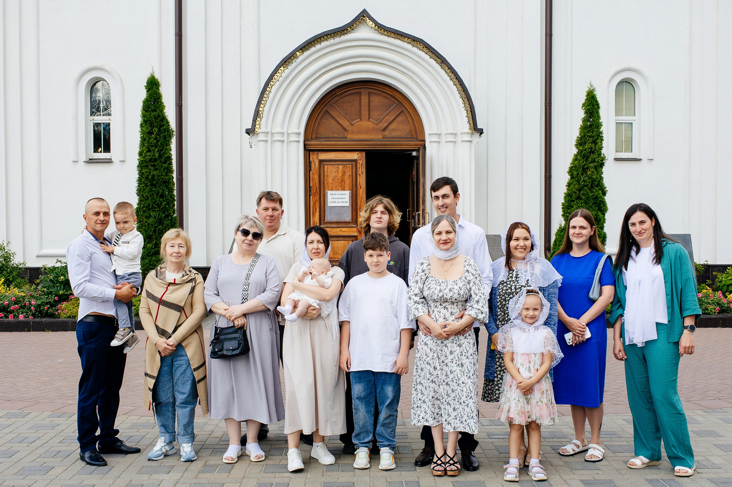 Крещение Анастасии. Семейный и детский фотограф в Москве Александра Мак