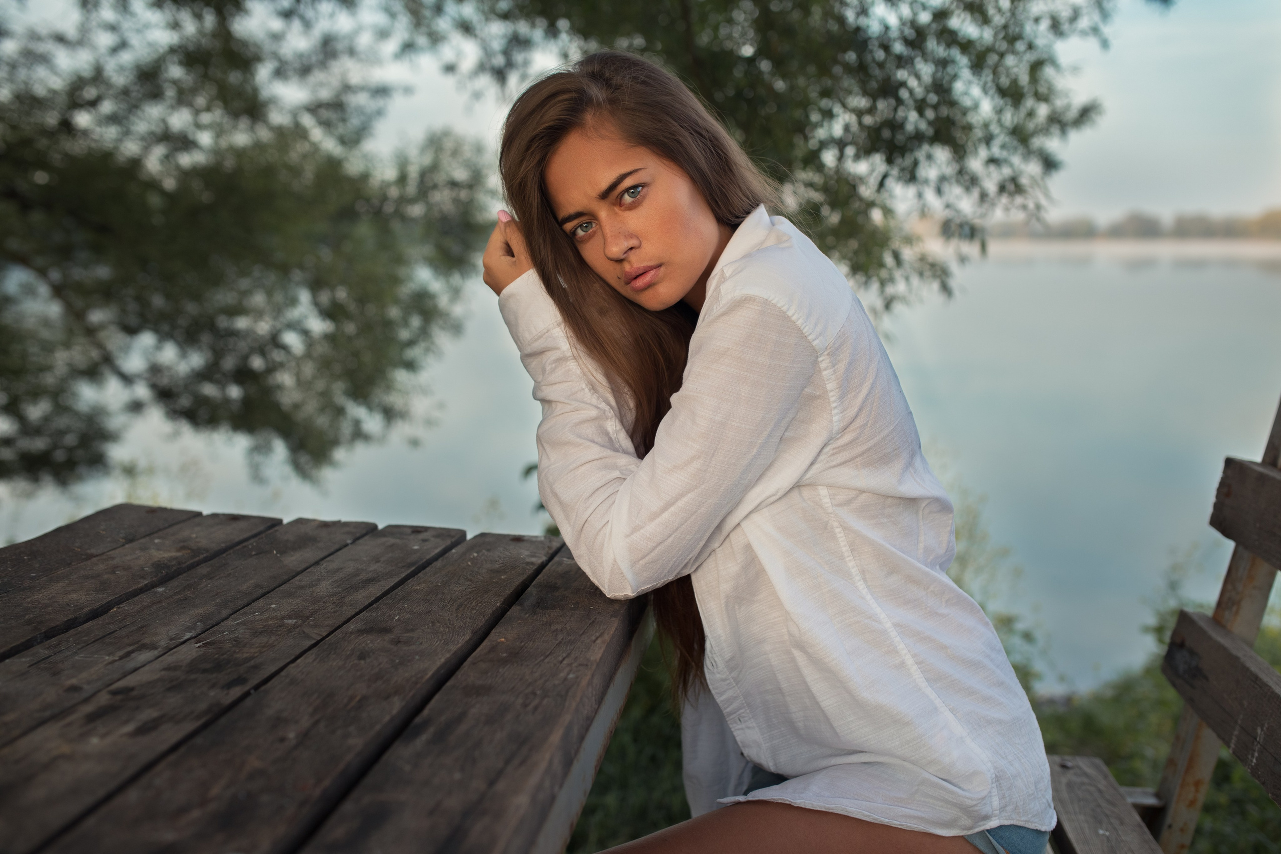 Фотосет с Ольгой на берегу озера для «себя»