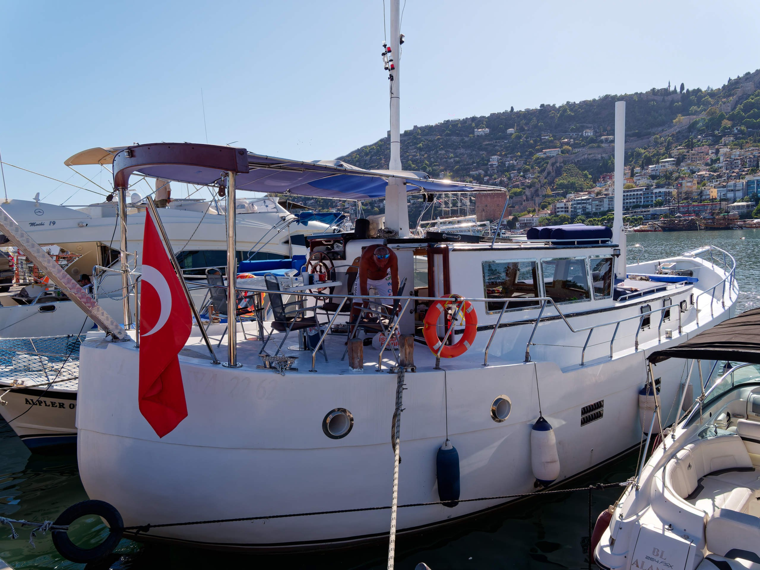 Алания 2025, порт и парк. Избранные фотографии