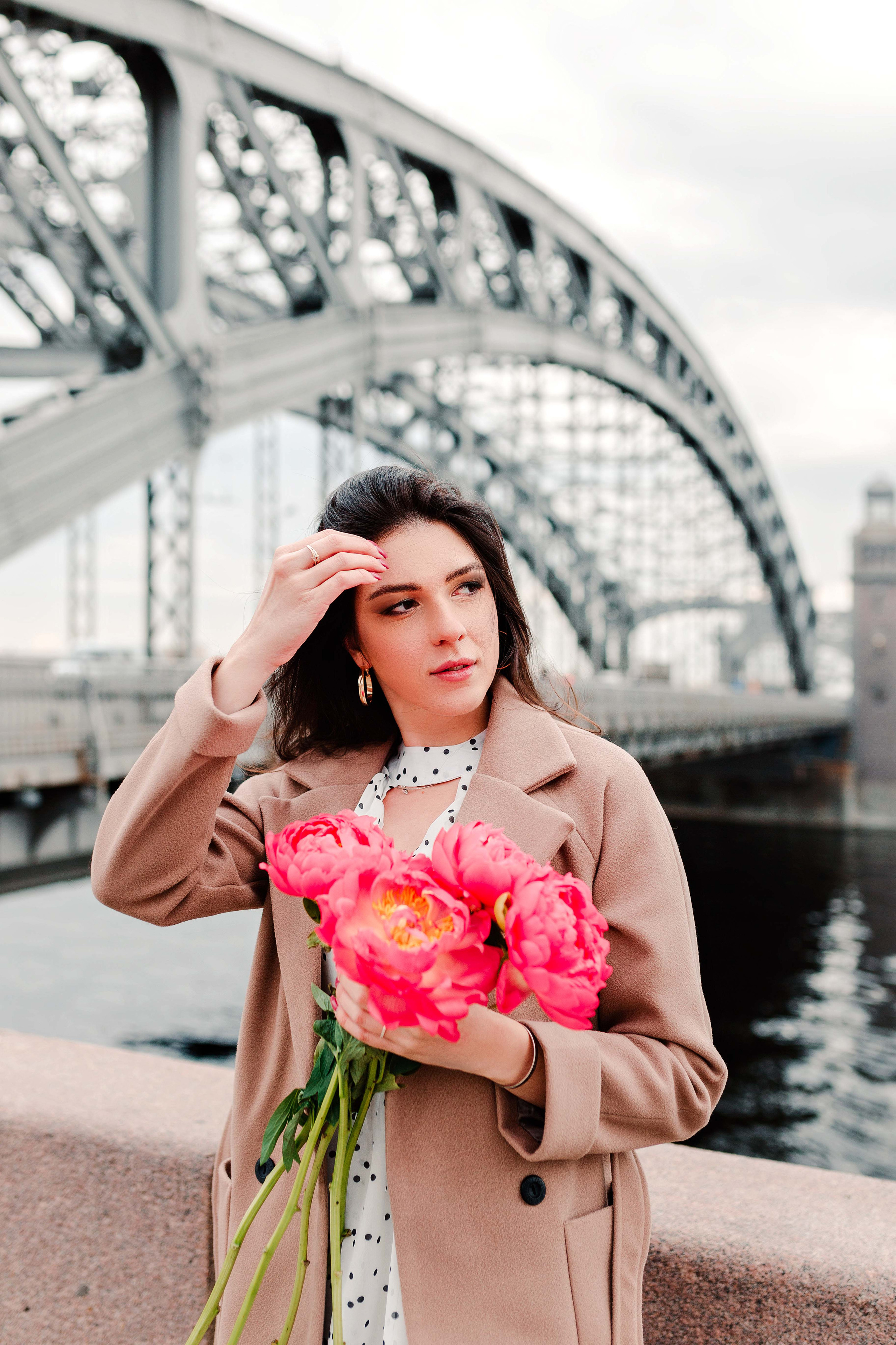 Съемка на Большеохтинском мосту. Семейный и индивидуальный фотограф в Санкт-Петербурге Маргарита Щипкова