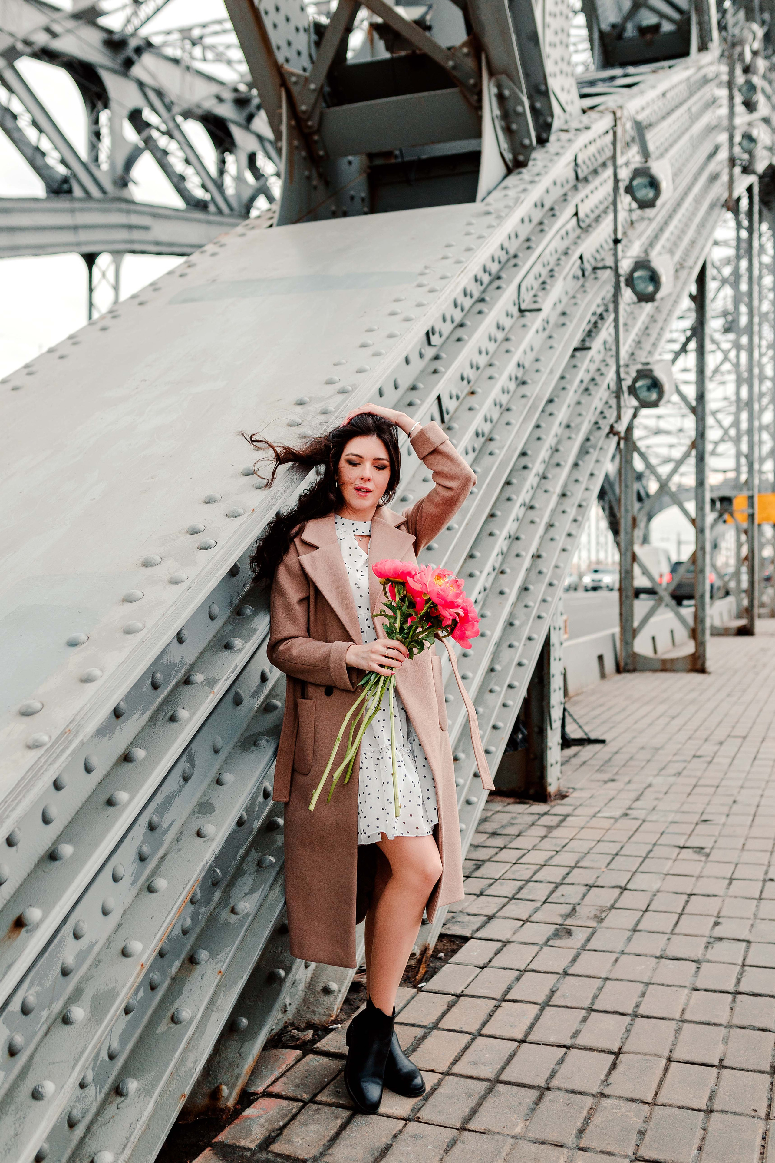 Съемка на Большеохтинском мосту. Семейный и индивидуальный фотограф в Санкт-Петербурге Маргарита Щипкова