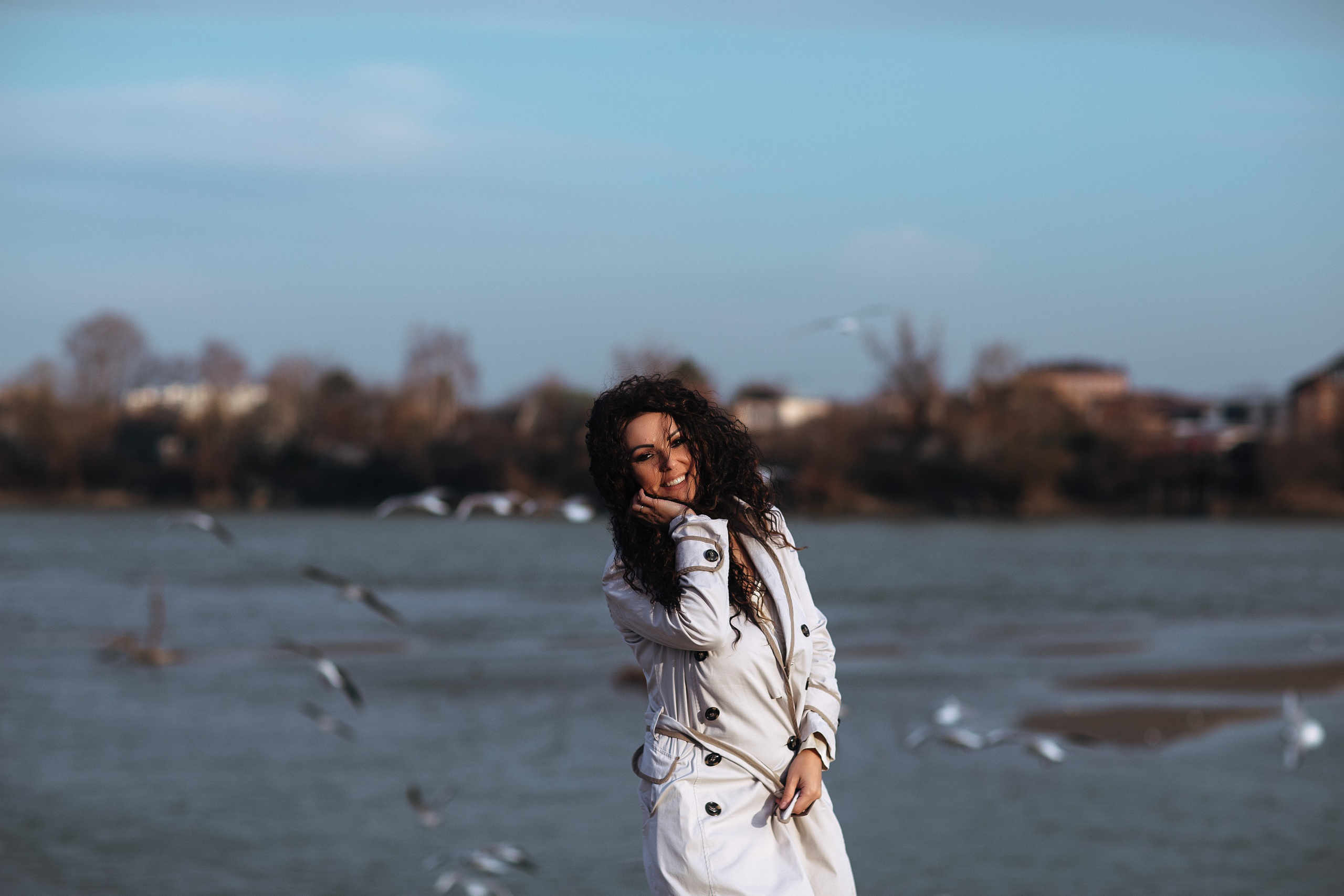 Фотосессия с чайками. Свадебный и семейный фотограф/видеограф в Краснодаре Наталья Осинская