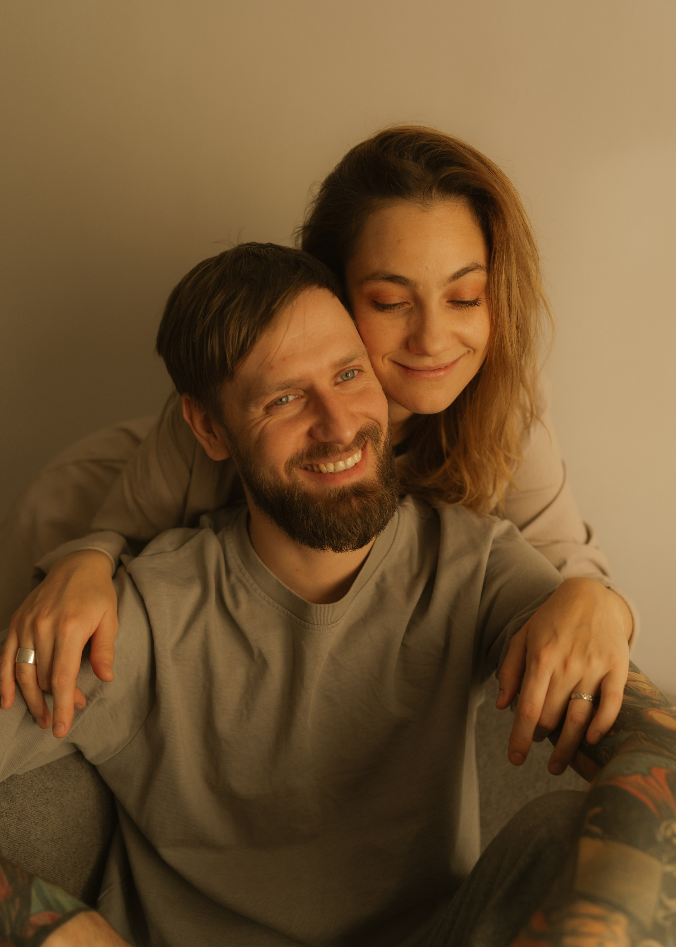 Катя и Андрей | домашняя. Фотограф в Новосибирске Диана Ильиных