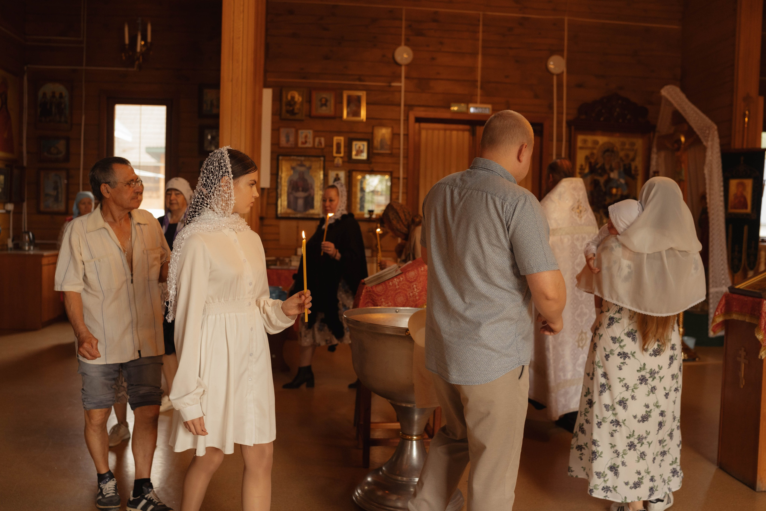 Крещение Любы. Фотограф в Новосибирске Диана Ильиных