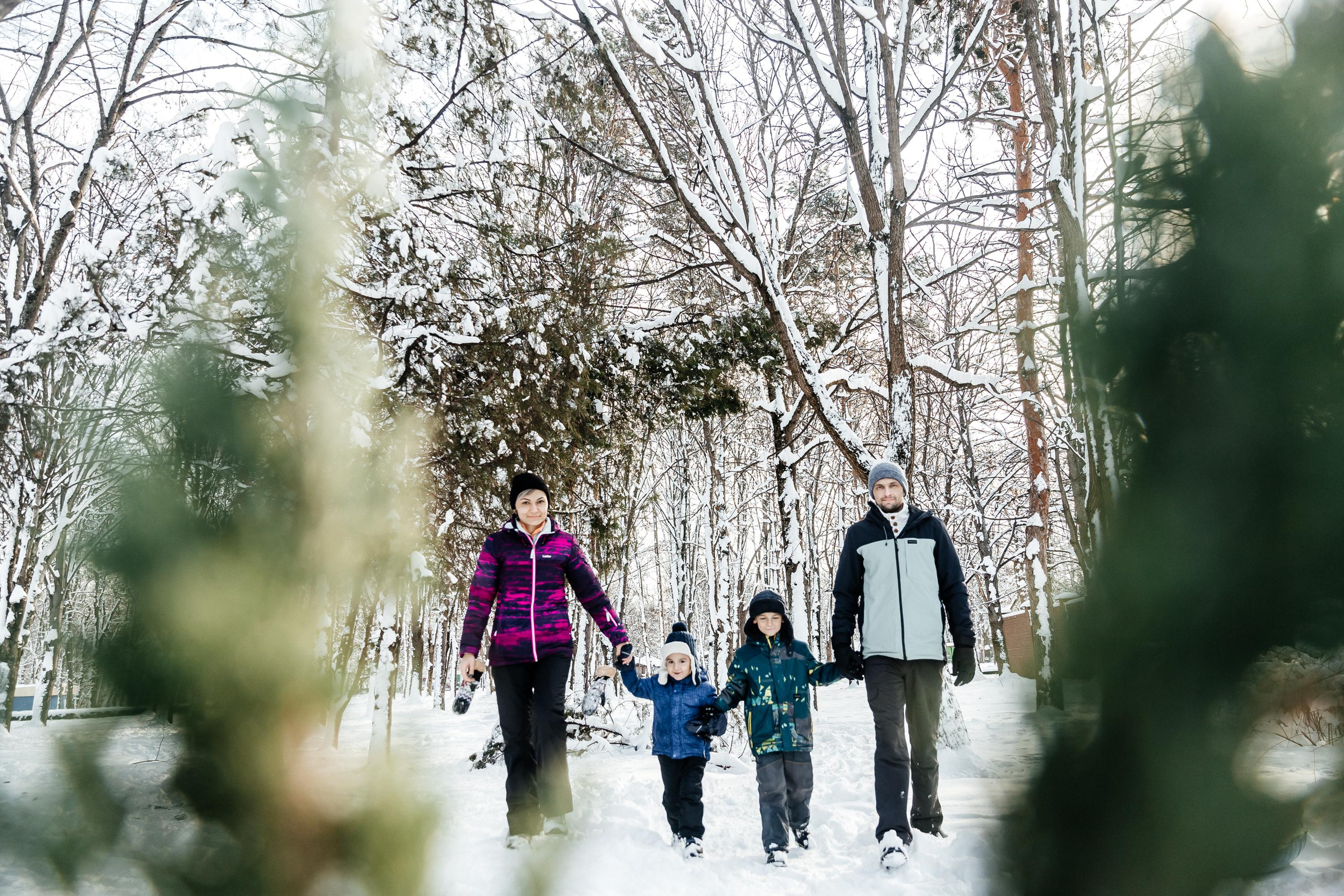 Идем лепить снеговика. Свадебный и семейный фотограф Харольцева Наталья