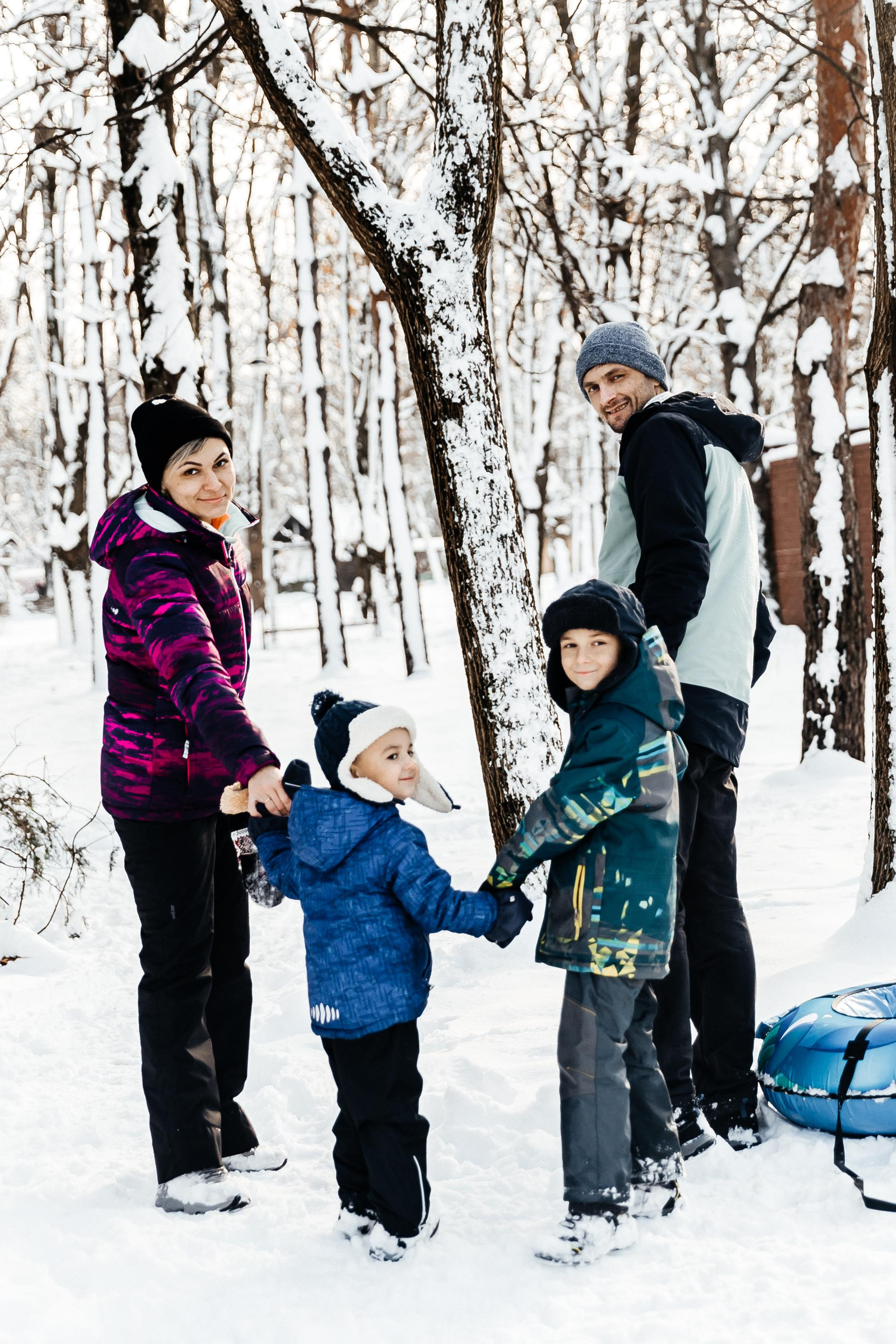 Идем лепить снеговика. Свадебный и семейный фотограф Харольцева Наталья