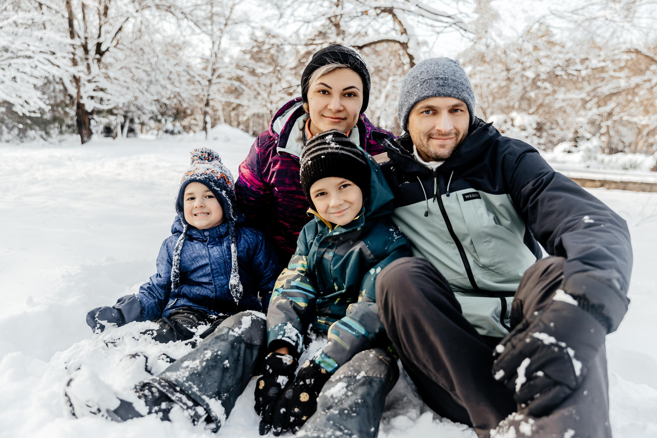 Идем лепить снеговика. Свадебный и семейный фотограф Харольцева Наталья