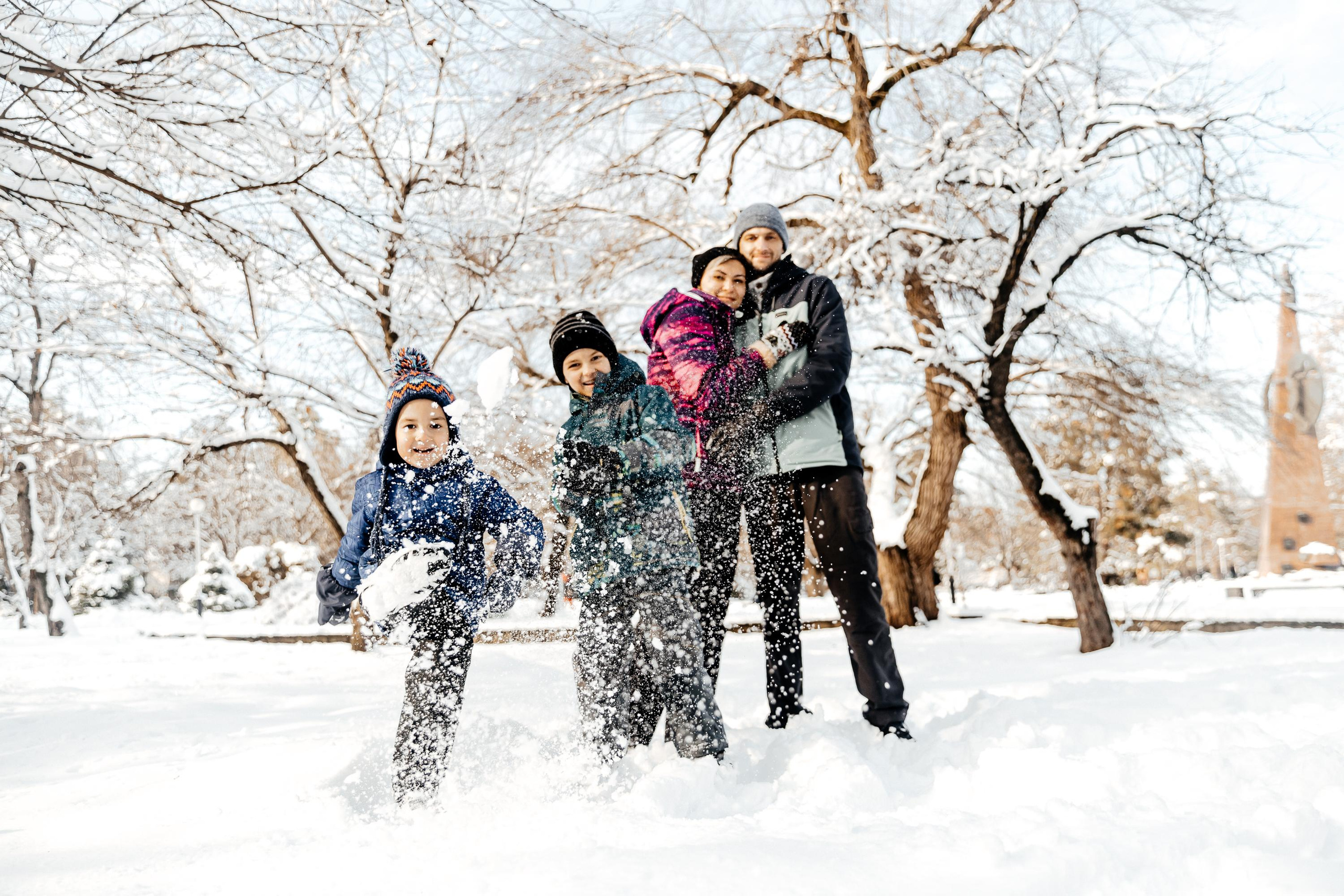 Идем лепить снеговика. Свадебный и семейный фотограф Харольцева Наталья