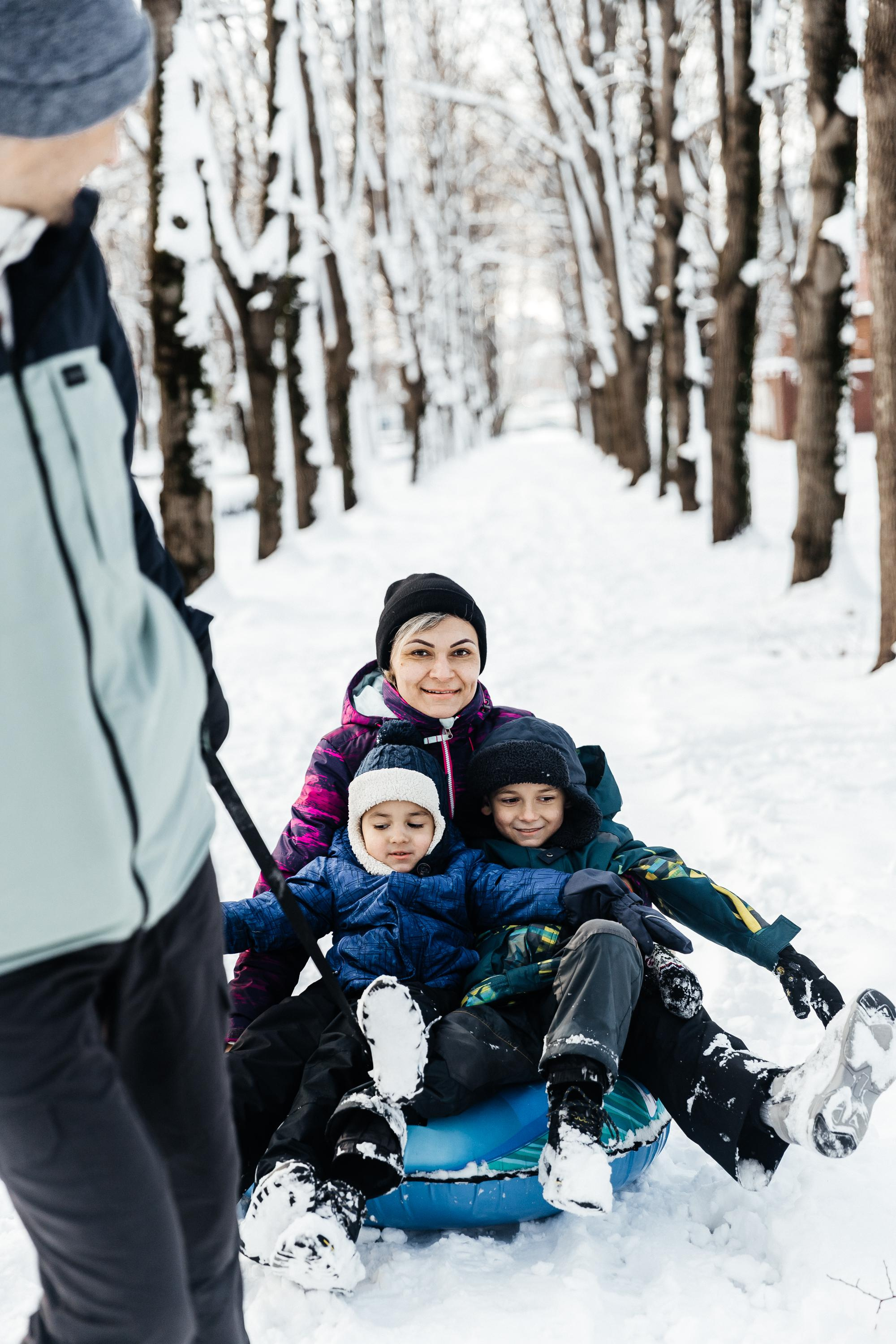 Идем лепить снеговика. Свадебный и семейный фотограф Харольцева Наталья