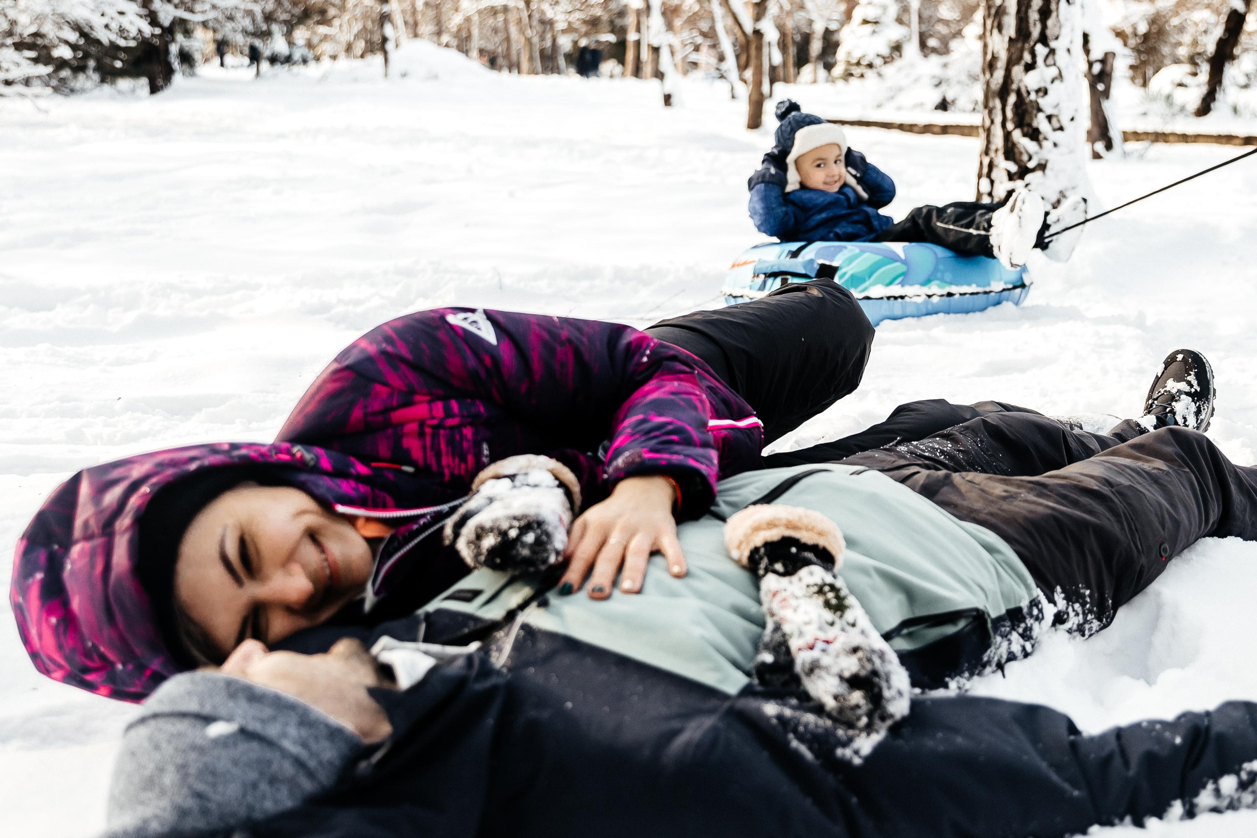 Идем лепить снеговика. Свадебный и семейный фотограф Харольцева Наталья