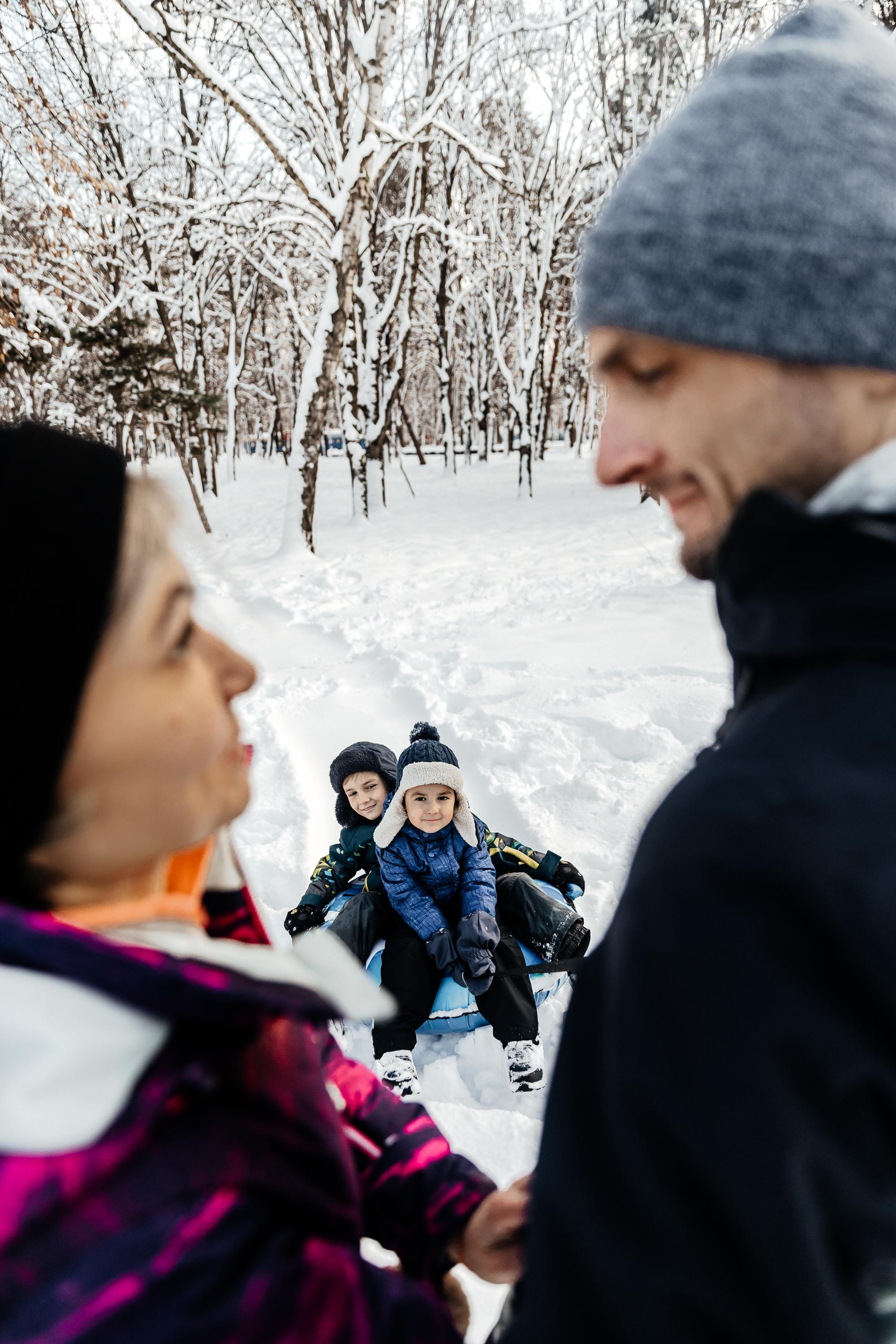 Идем лепить снеговика. Свадебный и семейный фотограф Харольцева Наталья