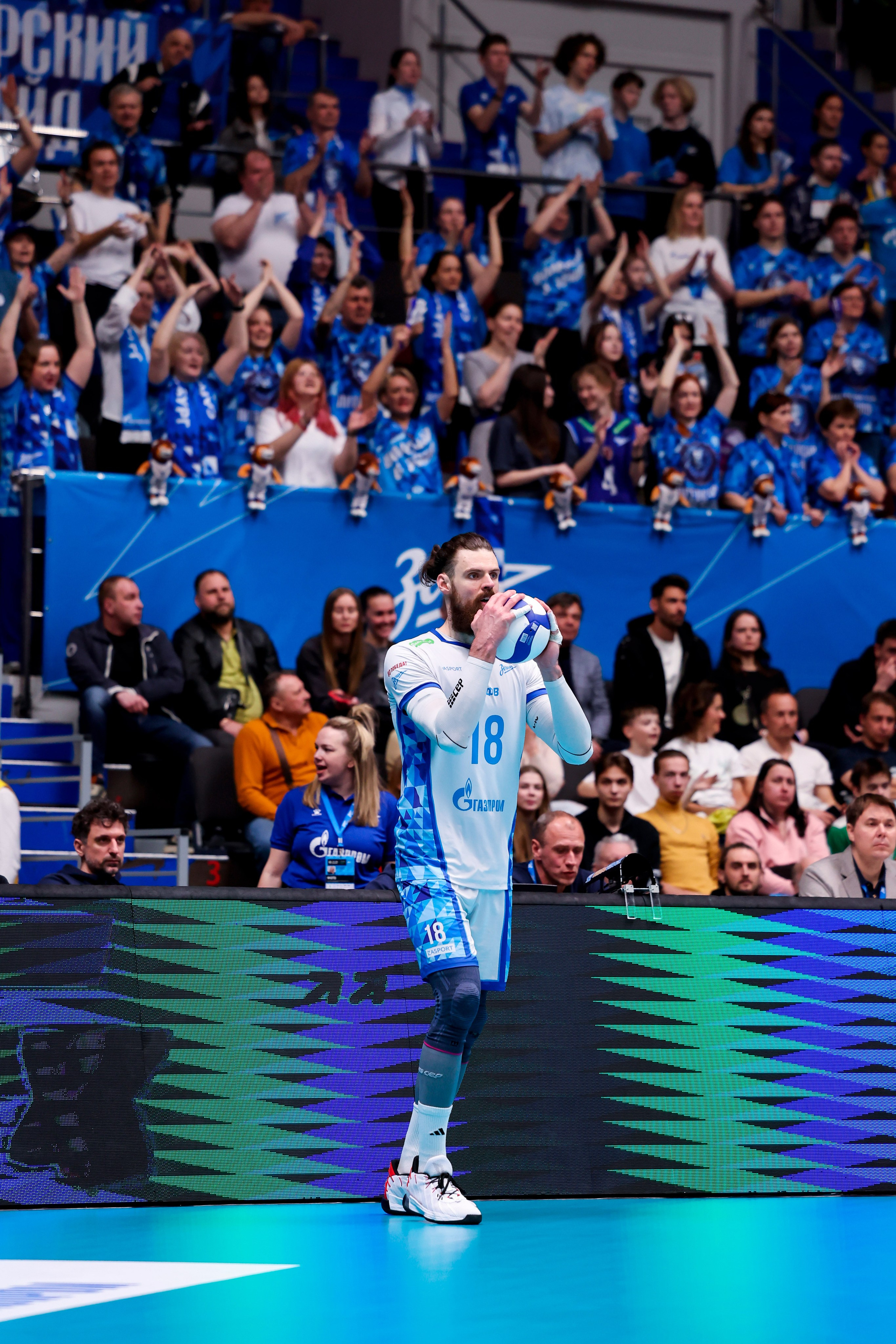 ВК Зенит — ВК Белогорье 08.04.2025. Спортивный и репортажный фотограф Антон Тереханов