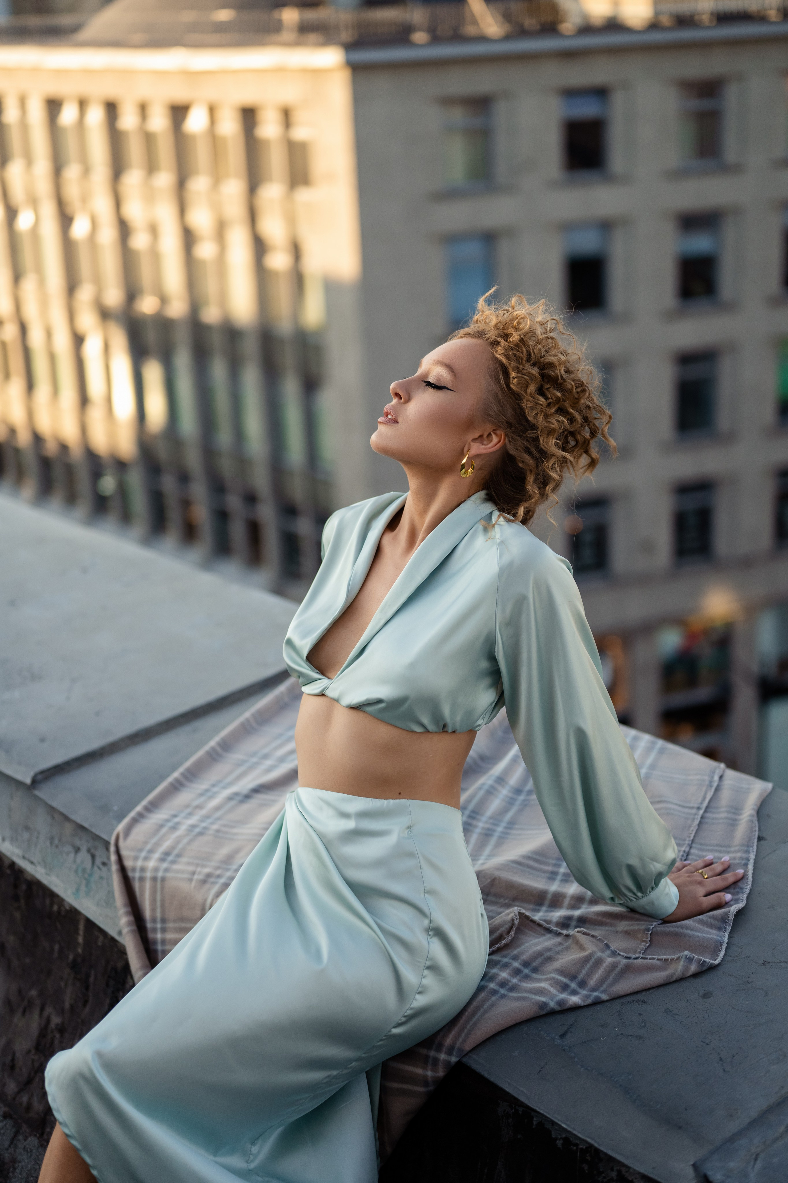 Лиза на крыше. Свадебный и семейный фотограф в СПб Валерия Фомичева