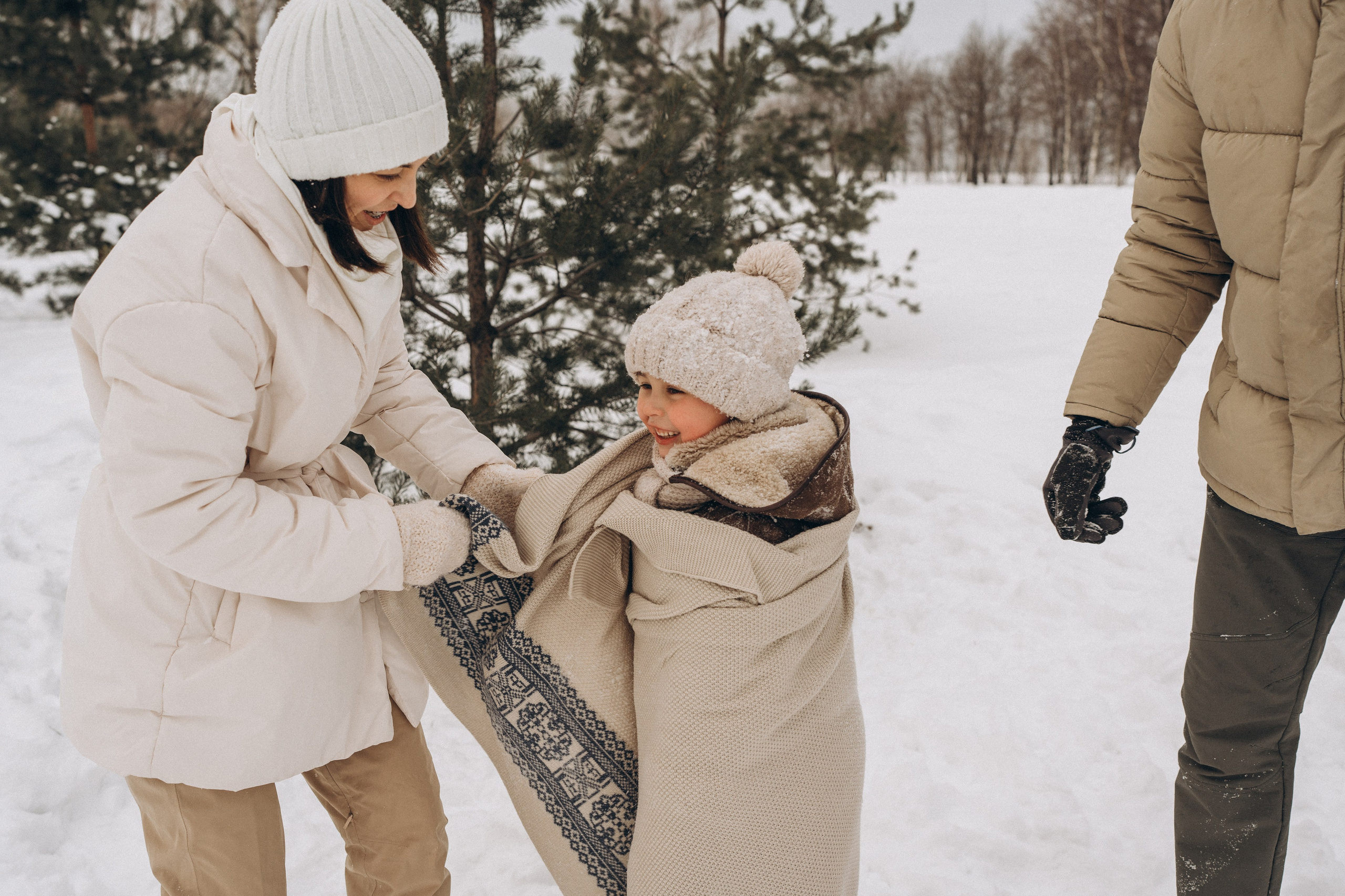 Зимняя семейная фотосессия. Детский, семейный и ньюборн фотограф в Москве Юлия Шуарт