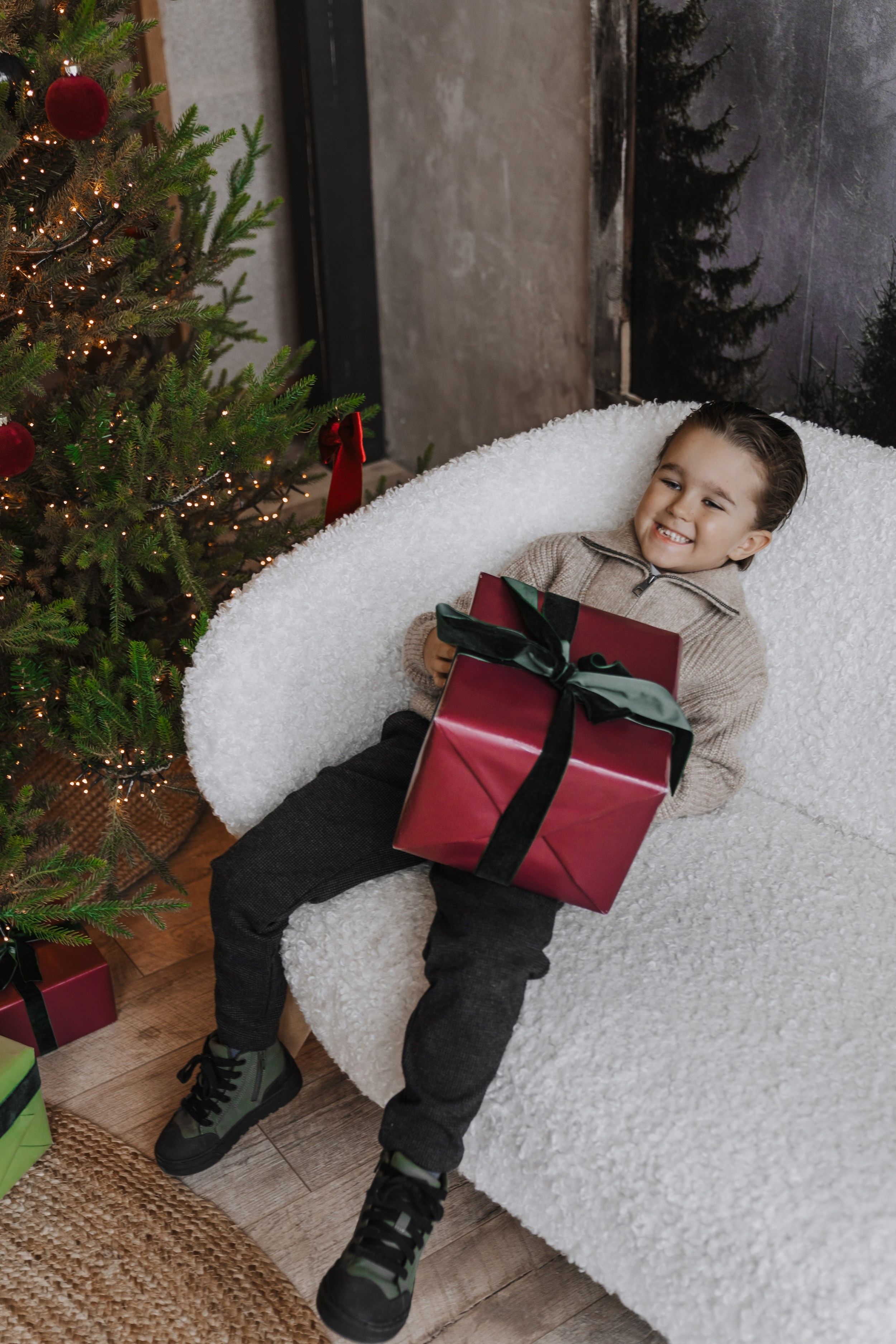 Лиза, Скарлетт, Винсент и Деннис. Минск, Рождество. Olga Modjaro