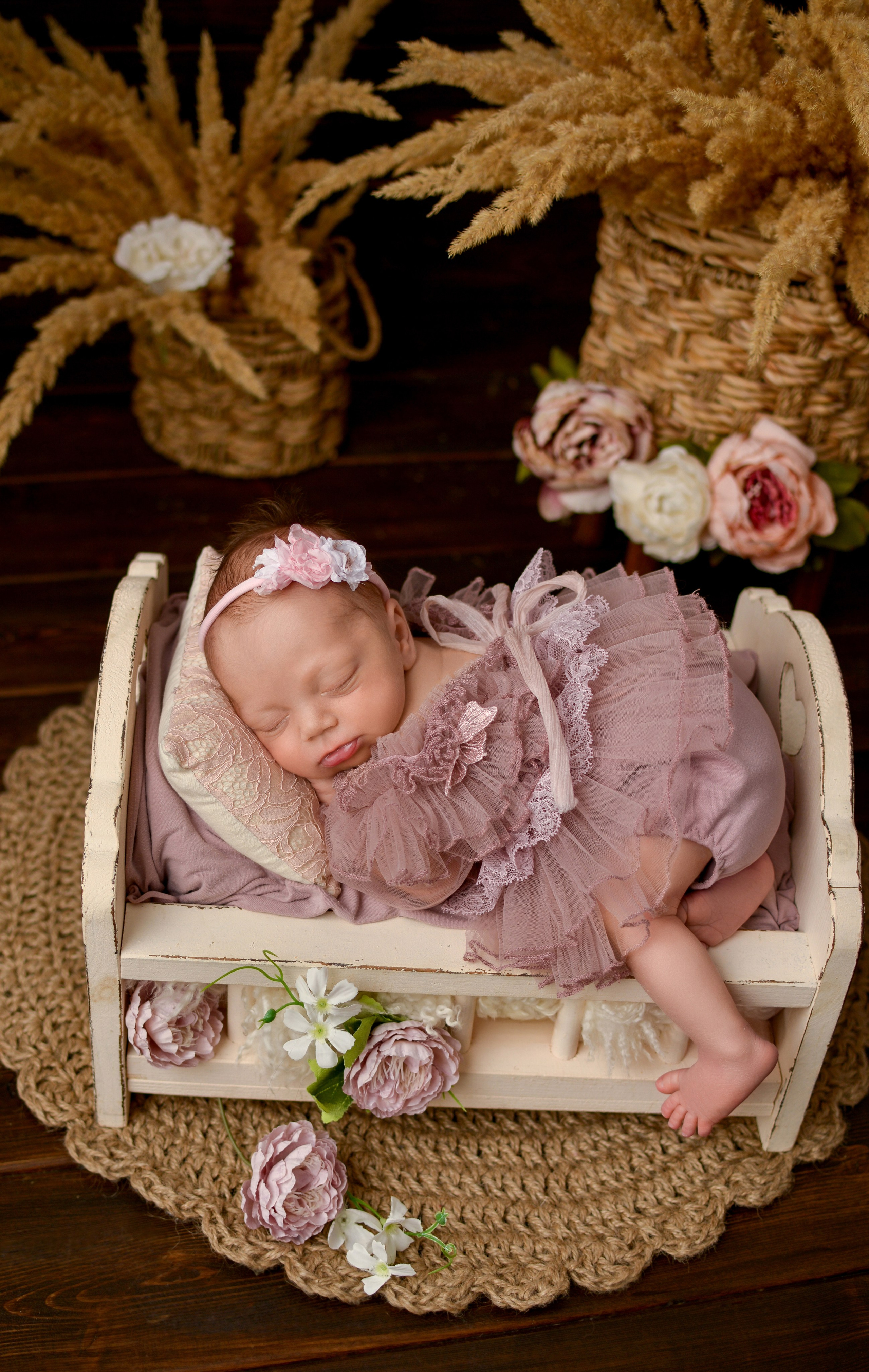 Фотосессия новорожденного в Краснодаре. Фотограф новорожденных Краснодар Малышенко Надежда