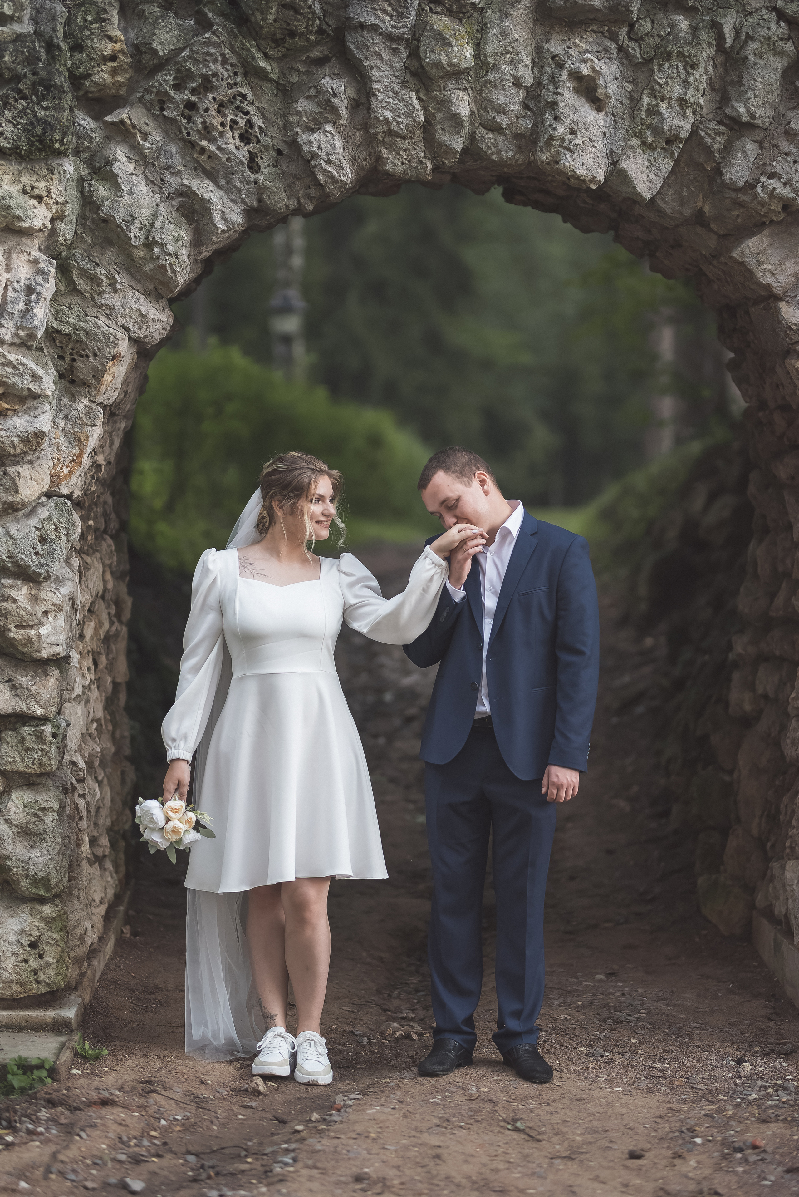 Свадебная фотосессия в усадьбе Архангельское. Портретный фотограф Москва Светлана Кашура