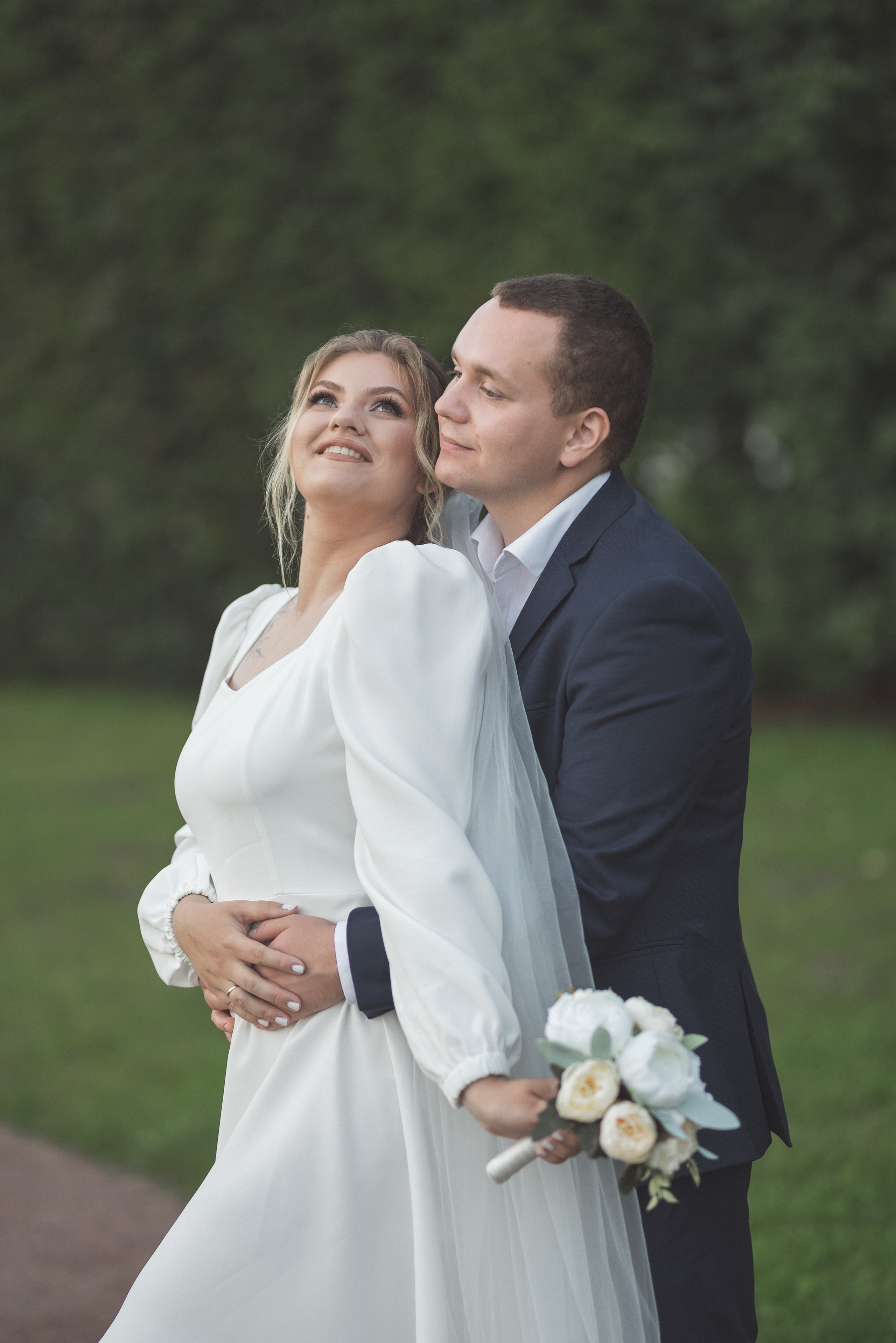 Свадебная фотосессия в усадьбе Архангельское. Портретный фотограф Москва Светлана Кашура