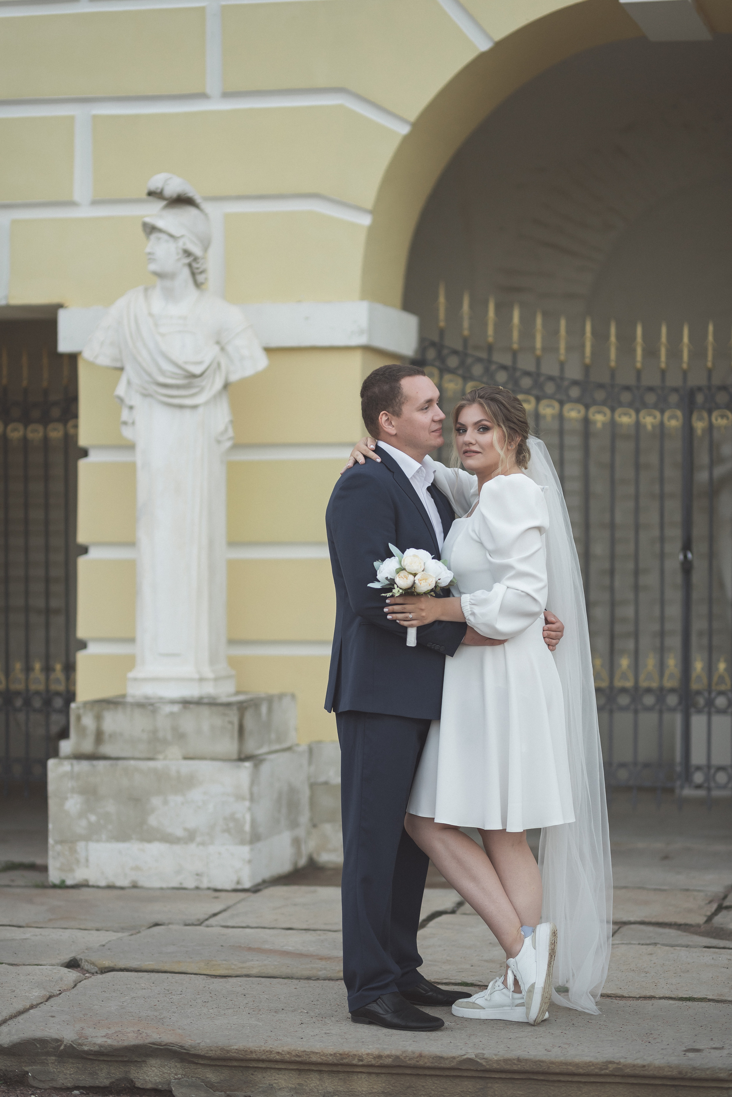 Свадебная фотосессия в усадьбе Архангельское. Портретный фотограф Москва Светлана Кашура