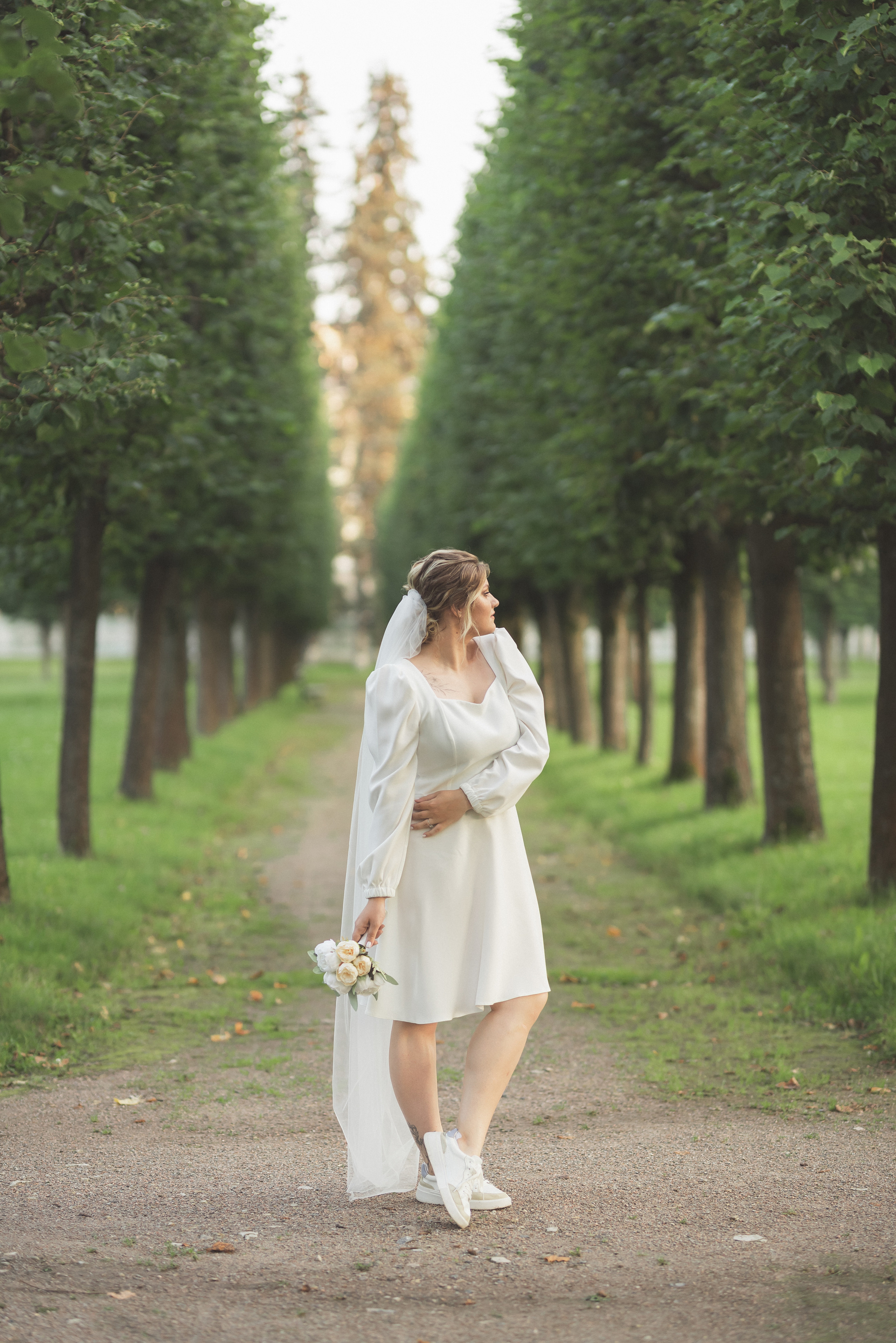 Свадебная фотосессия в усадьбе Архангельское. Портретный фотограф Москва Светлана Кашура