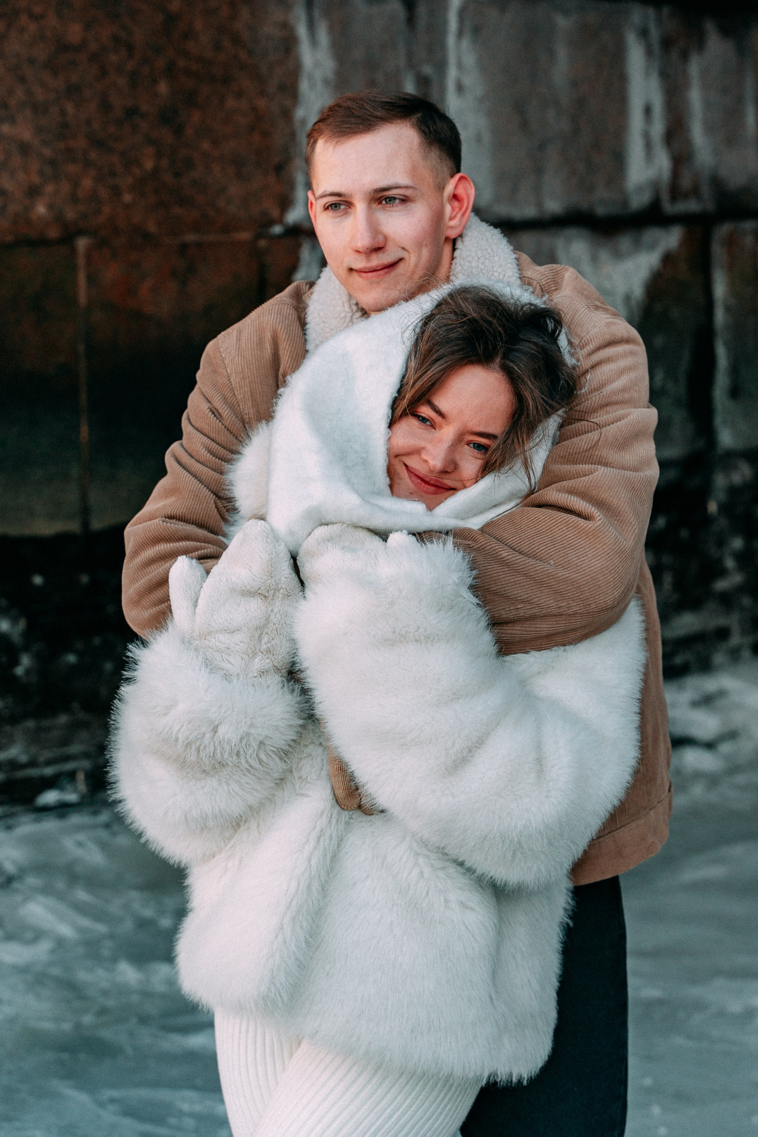 Лавстори на льду по рекам и каналам Санкт-Петербурга