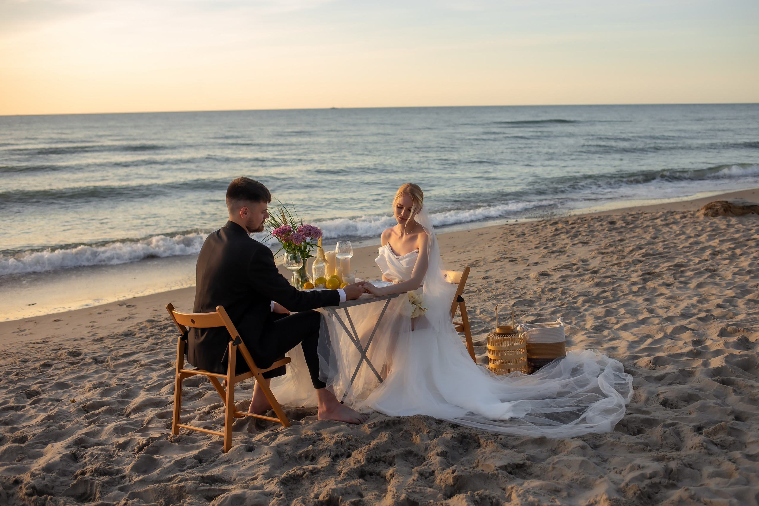 Александра и Влад. На закате. Фотограф в Калининграде Решетникова Алина