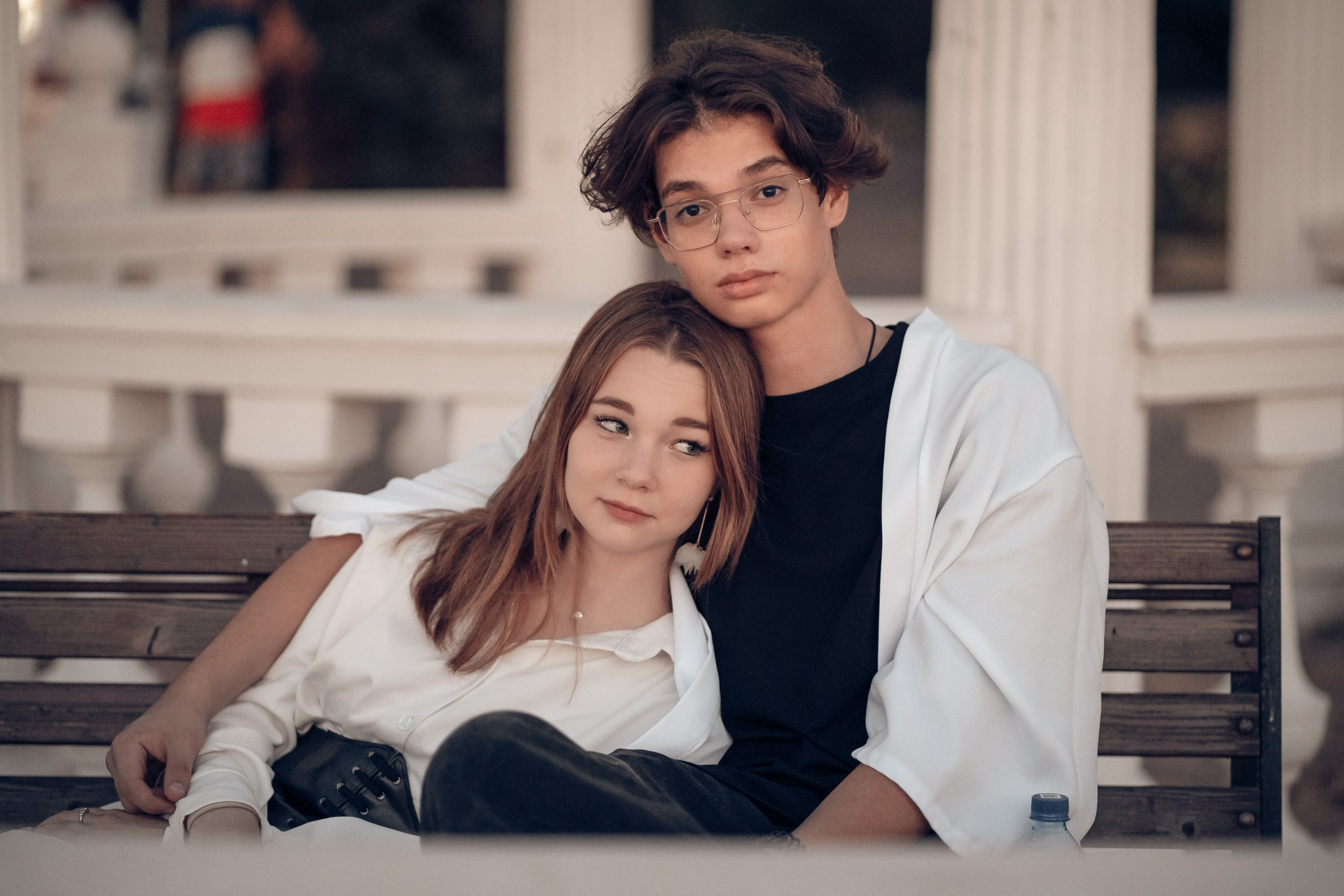 Романтическая фотоистория на закате пляжа Аквамарин. Церковный фотограф Севастополь