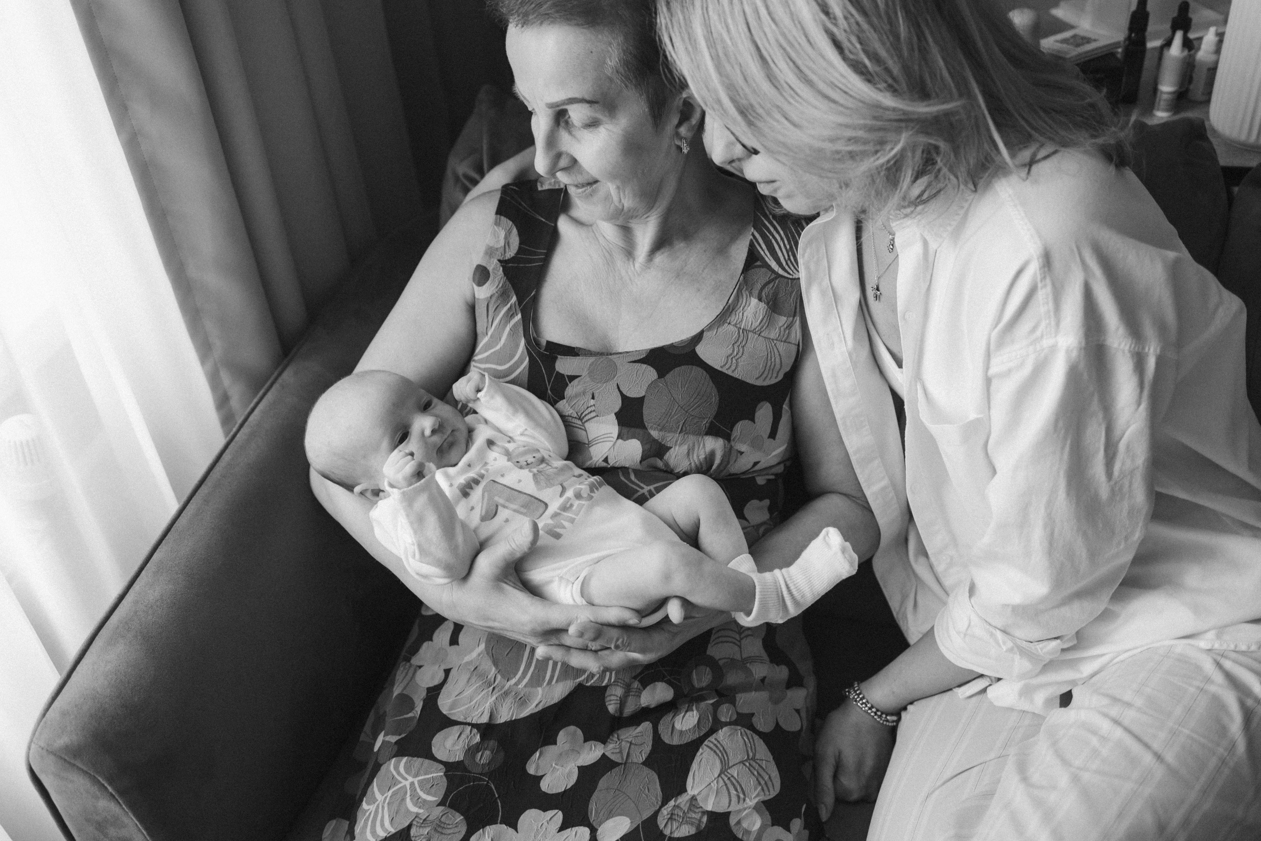 Самый первый месяц жизни. Семейный фотограф в Москве