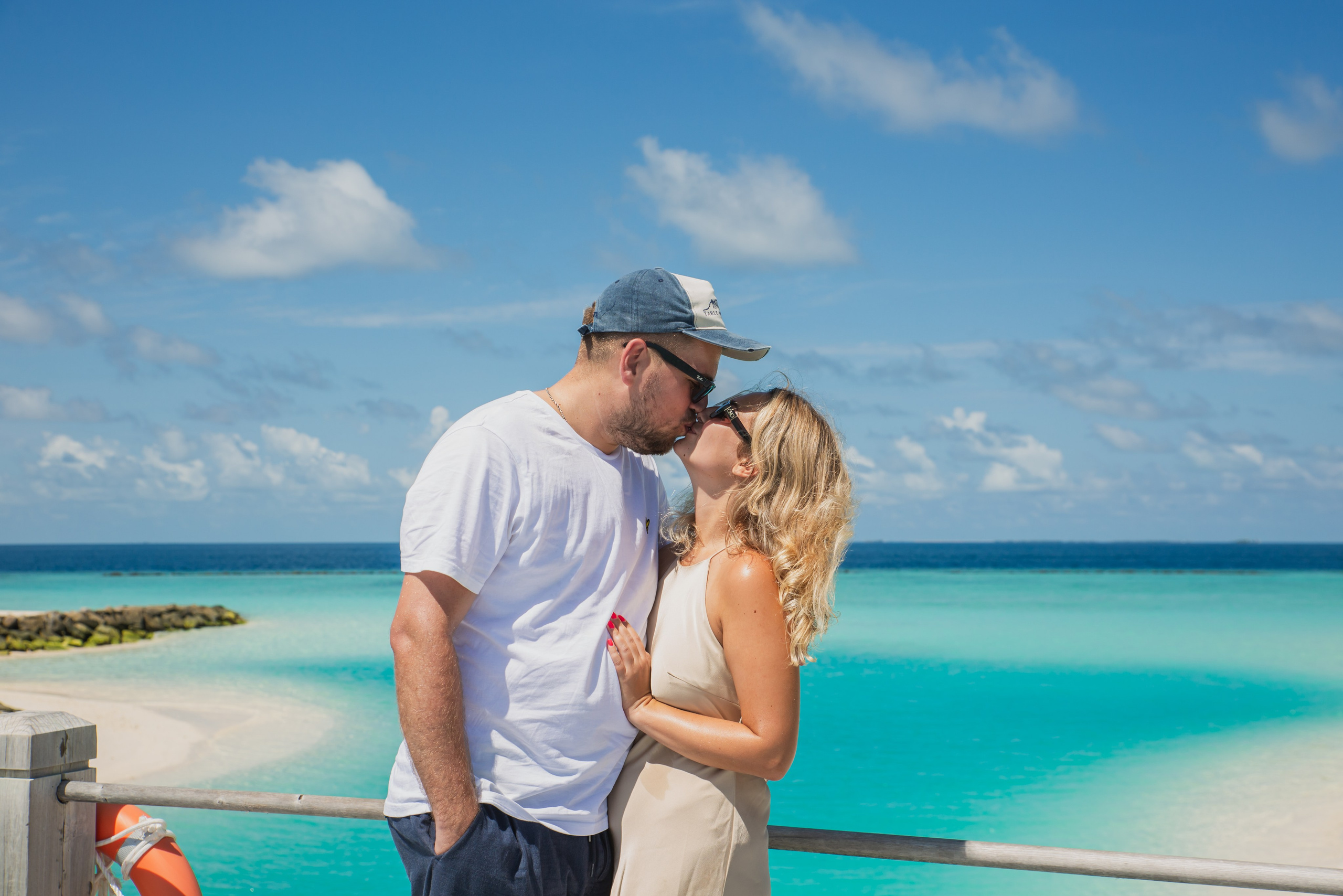 Love story. Photographer in Maldives