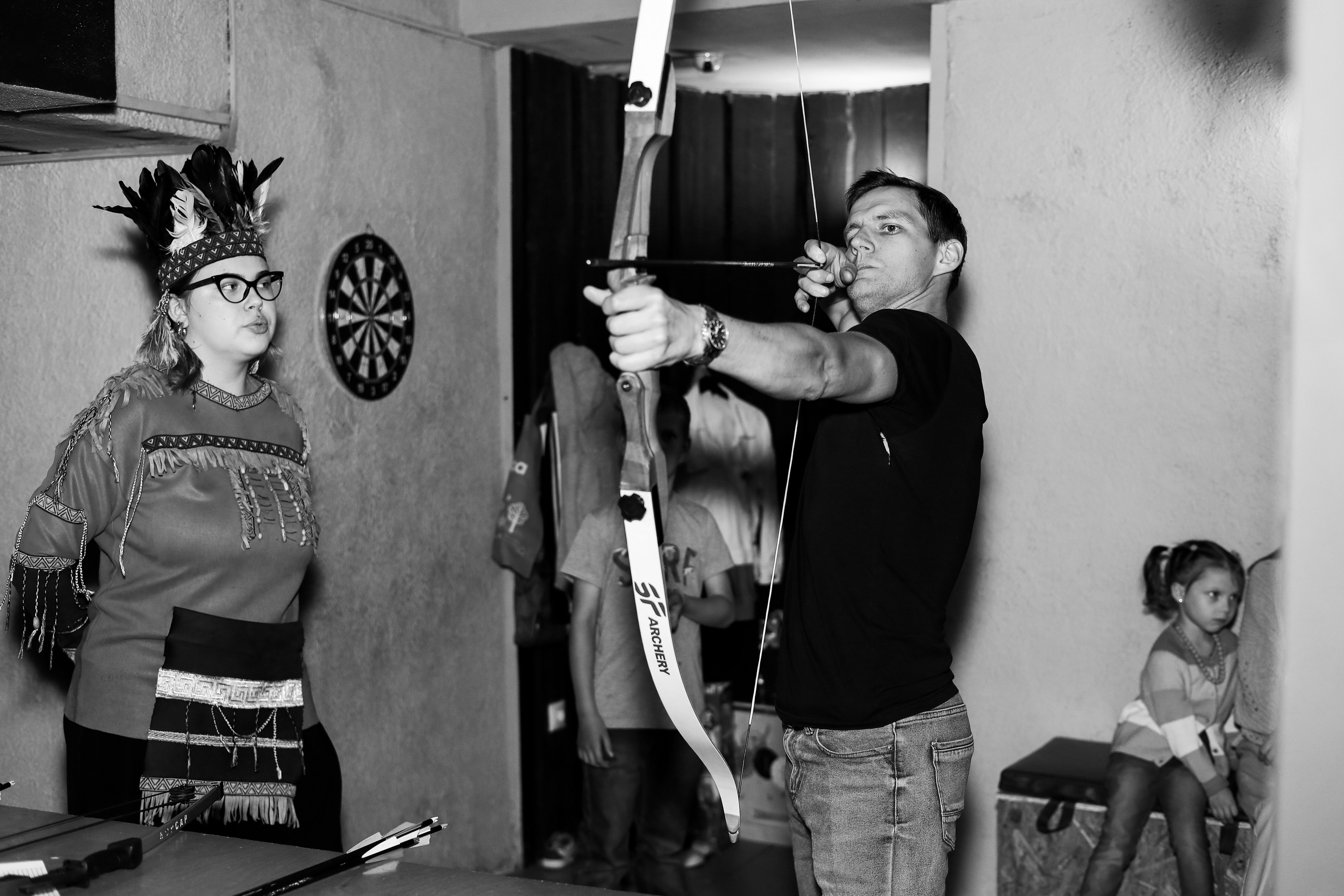 День рождение в стрелковом клубе. Фотограф Надршина Лилия